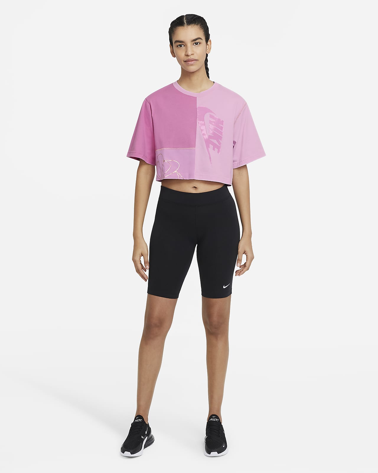 Prenda para la parte superior de manga corta para mujer Nike Sportswear  Icon Clash. Nike MX