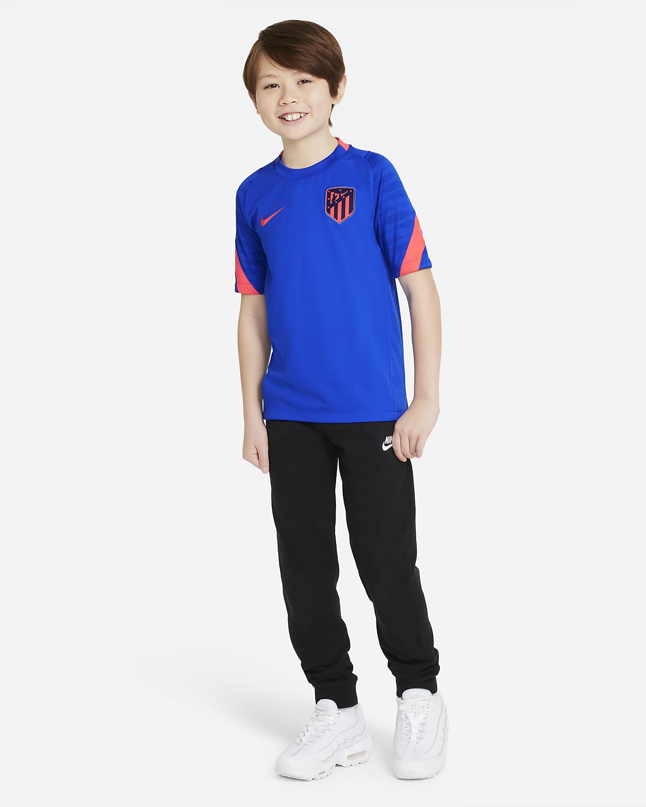 Atlético Madrid Strike Older Kids' Nike Dri-FIT Short-Sleeve Football Top.  Nike CA
