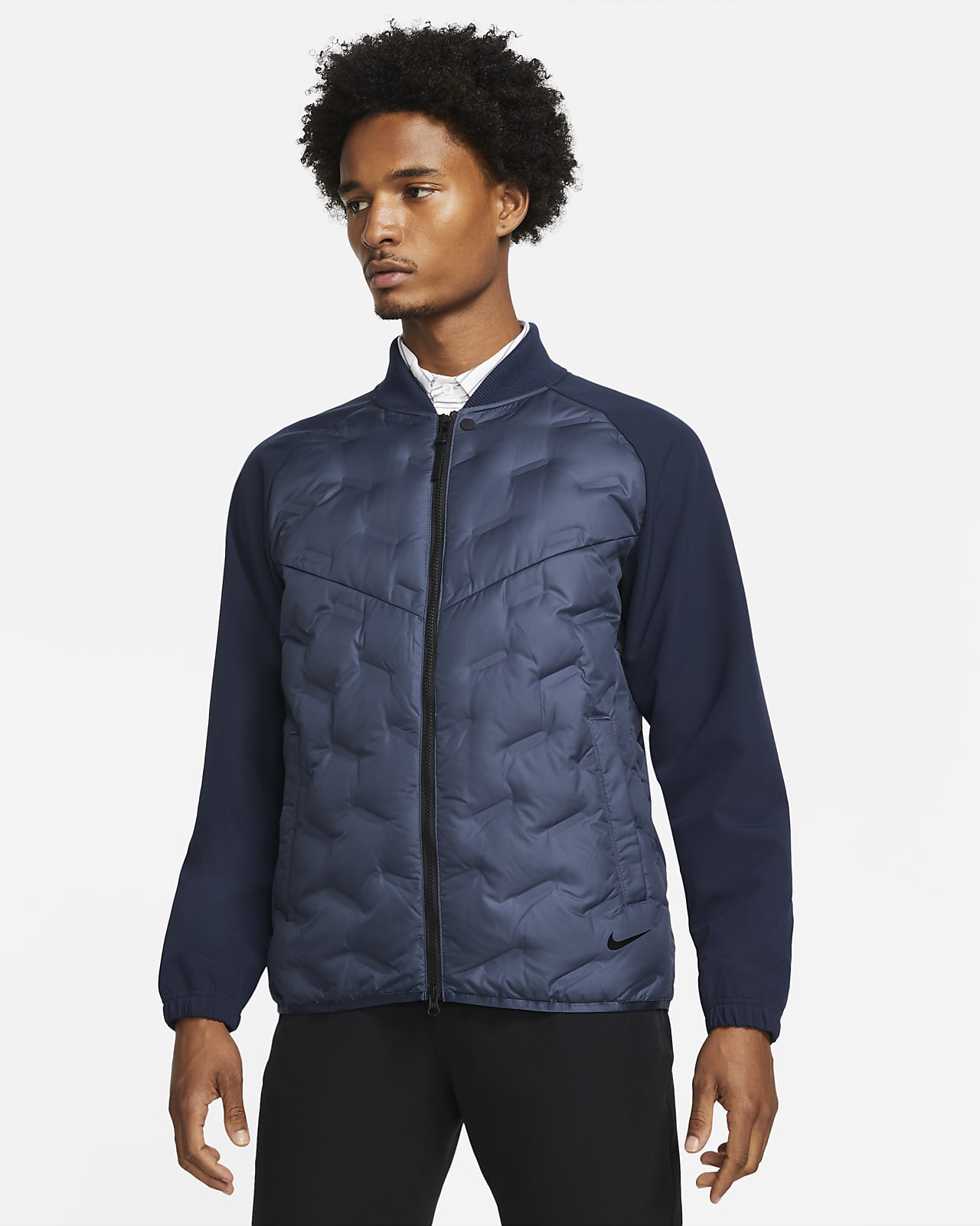 Nike Therma-FIT ADV Repel Golfjack met rits voor heren. Nike BE