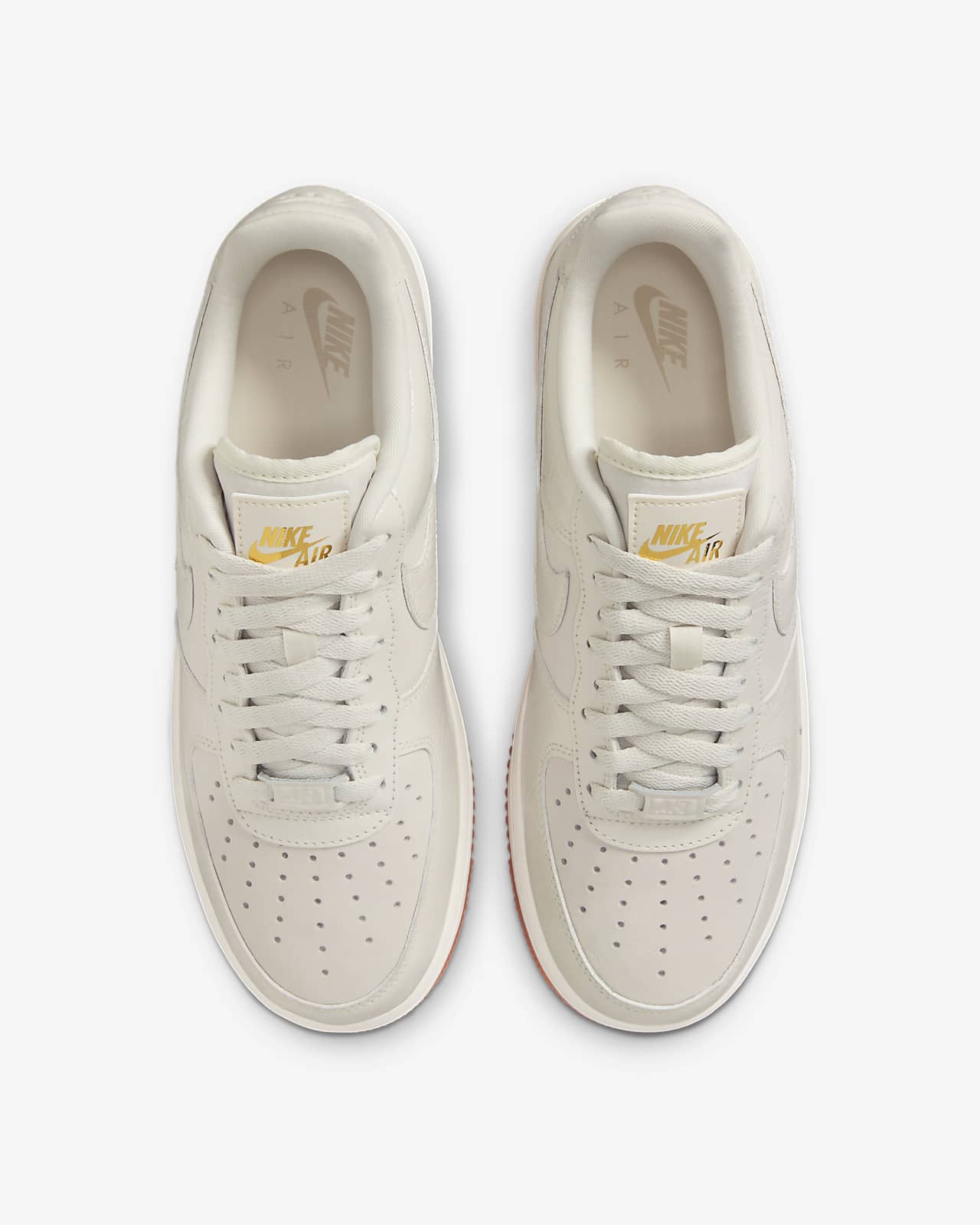 Grey and gold air force sales ones