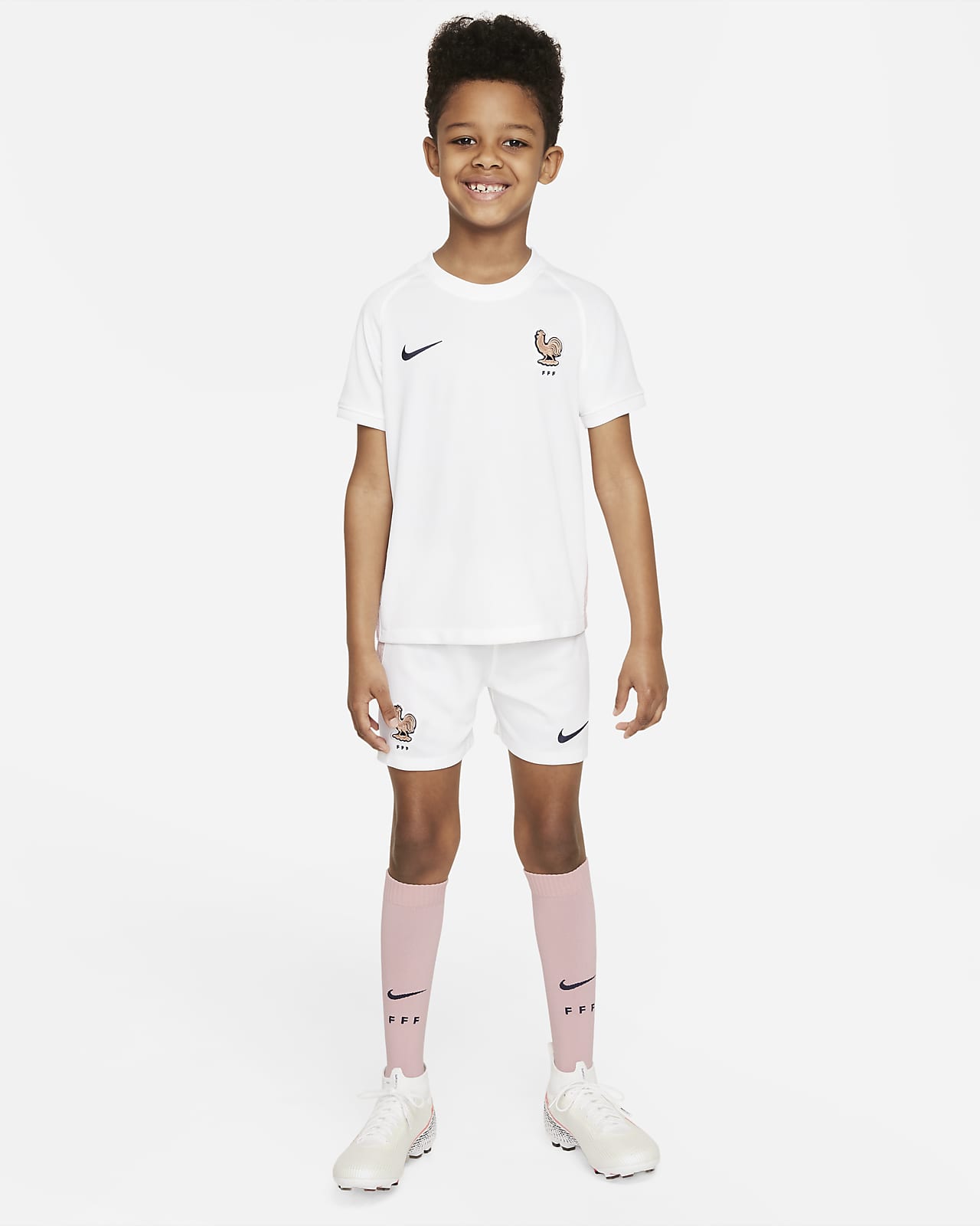 Segunda equipación FFF 2022 Equipación de Nike Football - Niño/a pequeño/a