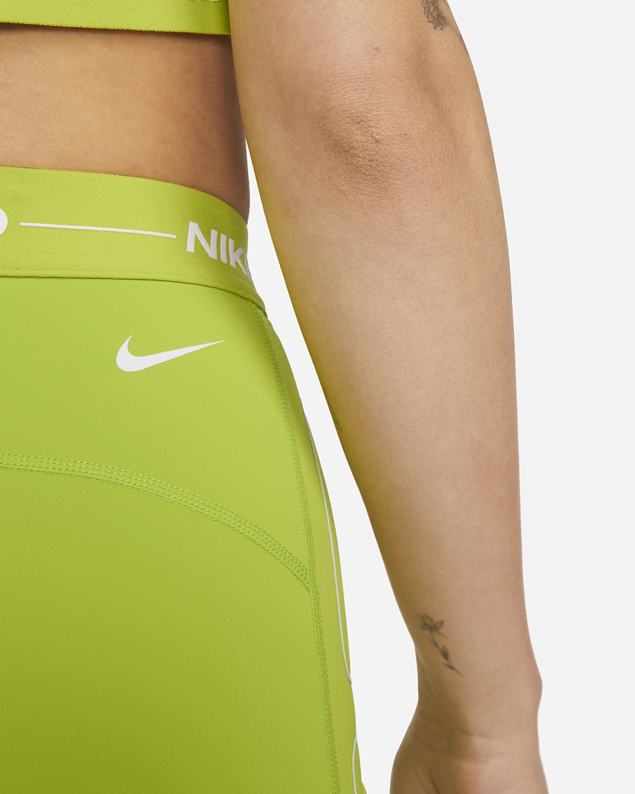 Visualizar valor Quien Nike Pro Women's 7" High-Rise Training Shorts. Nike.com