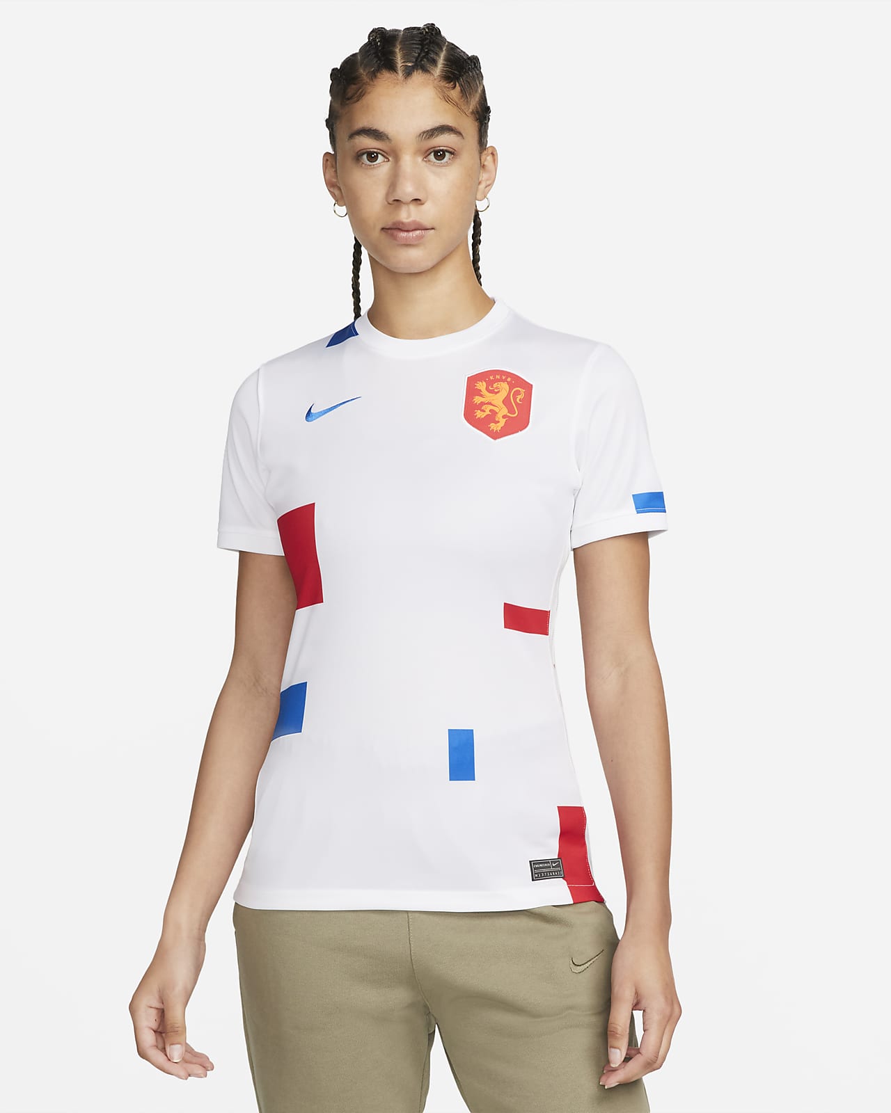 Damska koszulka piłkarska Nike Dri-FIT Holandia Stadium 2022 (wersja wyjazdowa)