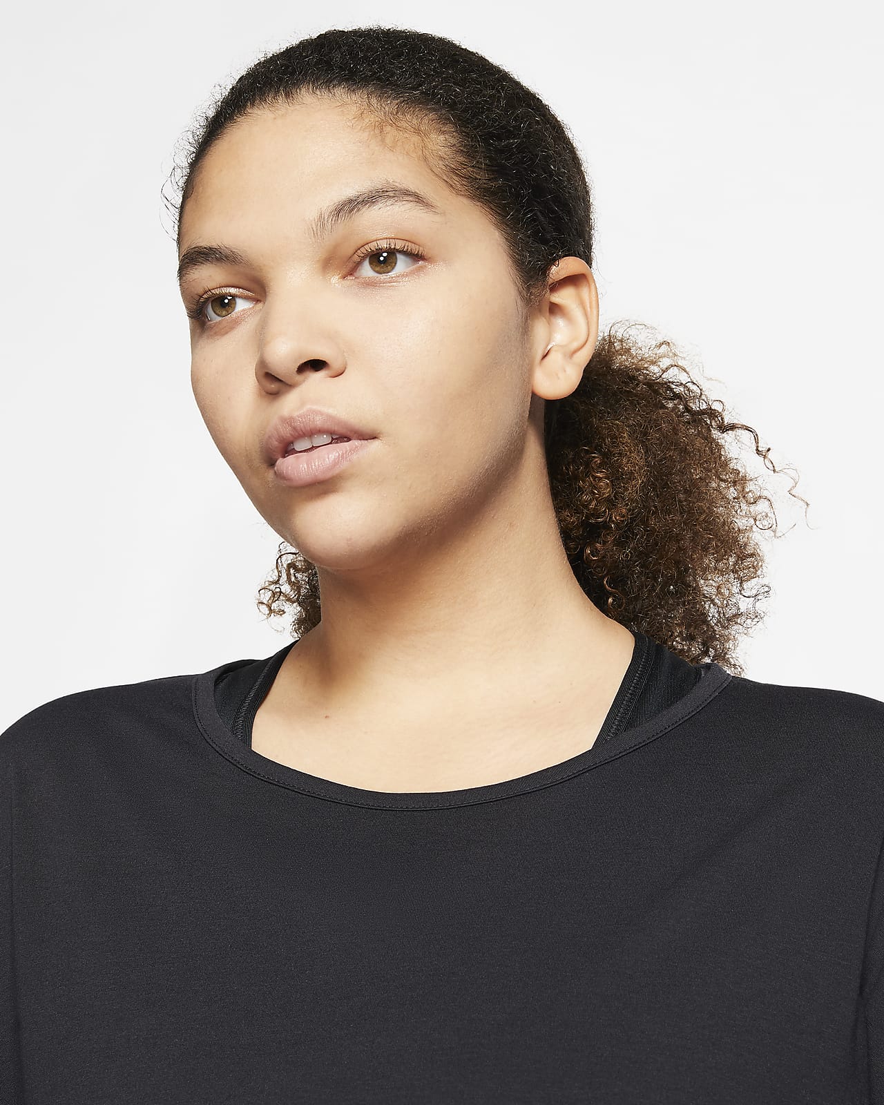 Nike Yoga Women's ShortSleeve Top (Plus Size). Nike LU