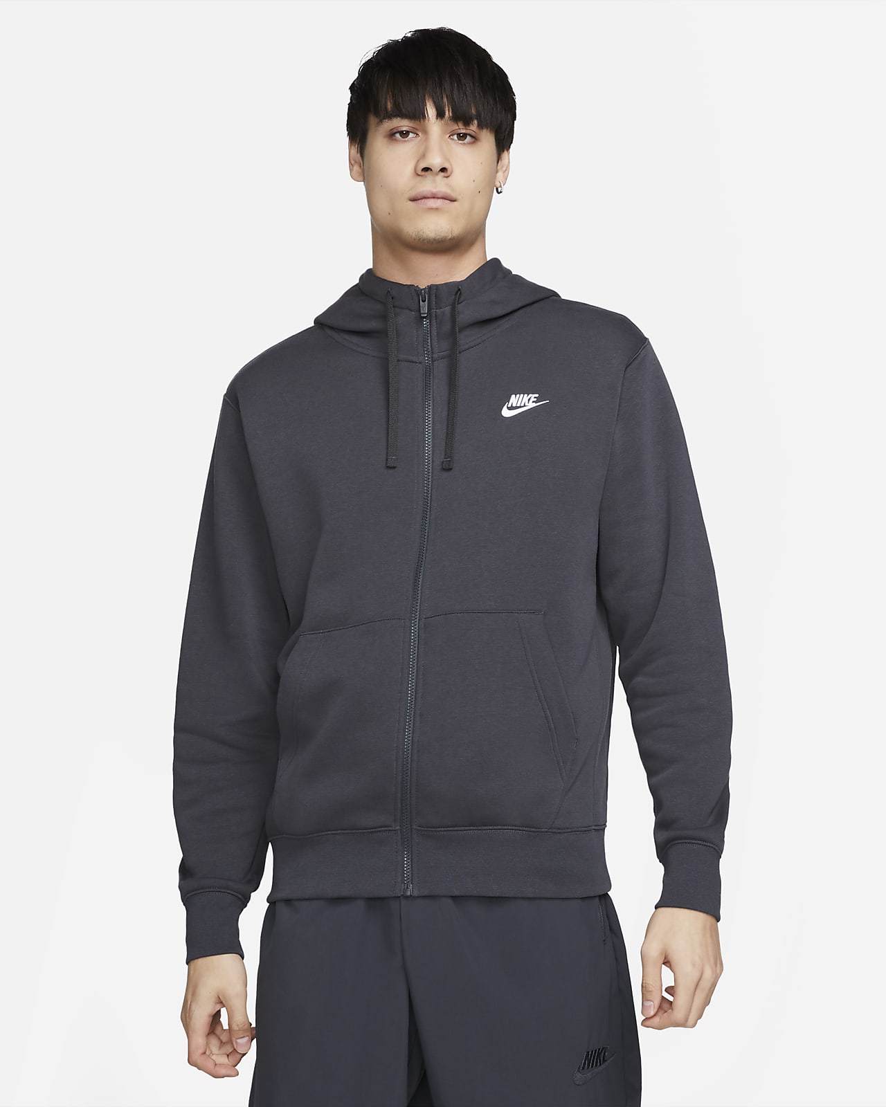 cada hacer los deberes probabilidad Sudadera con gorro de cierre completo para hombre Nike Sportswear Club  Fleece . Nike MX