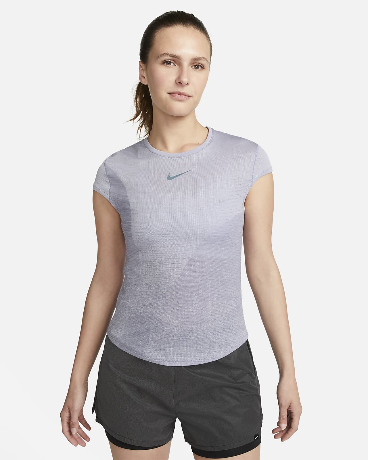 Nike running 2024 shirt dames