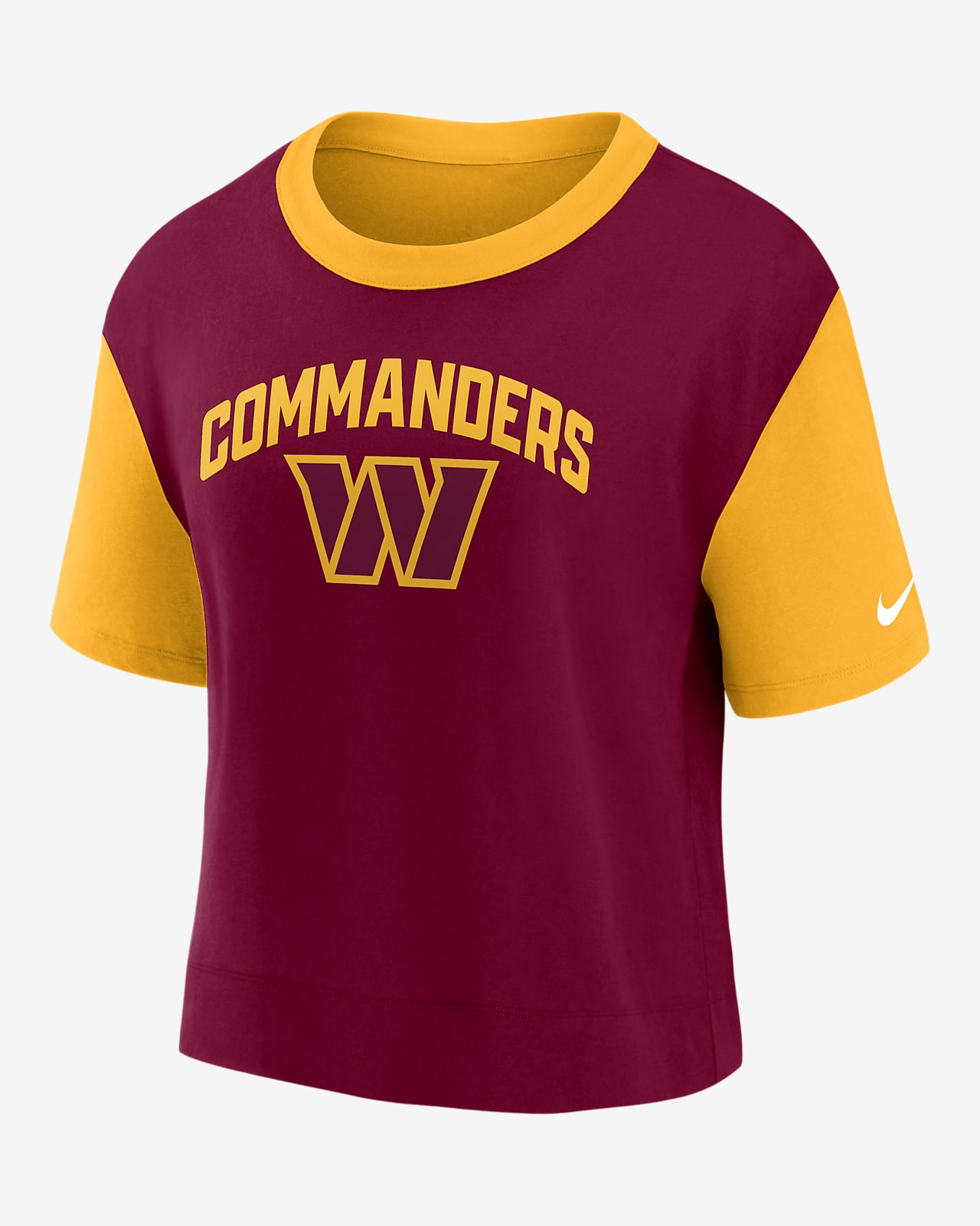 Nike Fashion (NFL Washington Commanders) Women's High-Hip T-Shirt