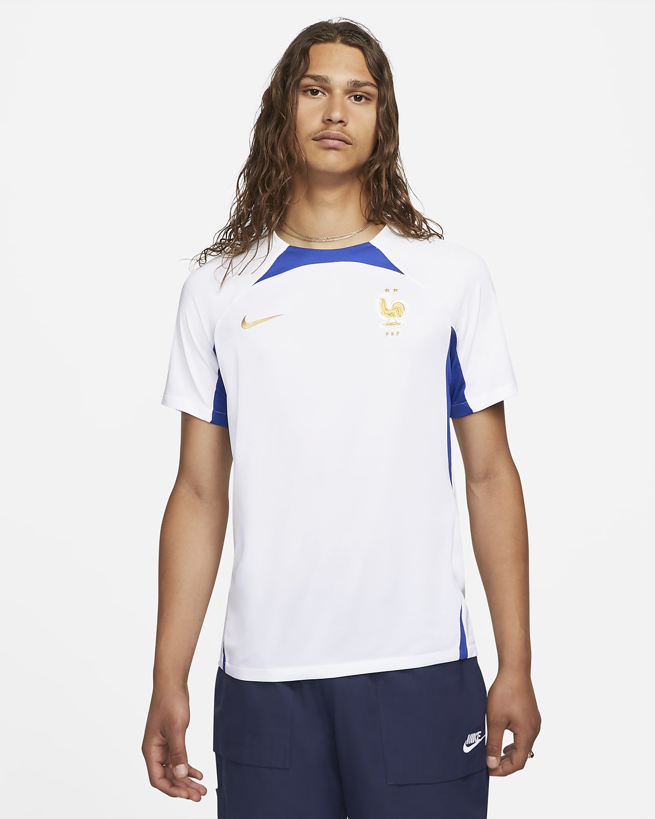 Męska koszulka piłkarska z krótkim rękawem Nike Dri-FIT FFF Strike