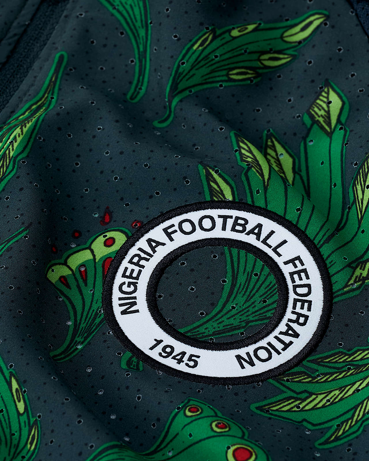 Kort fotbollsjacka Nigeria för kvinnor. Nike SE