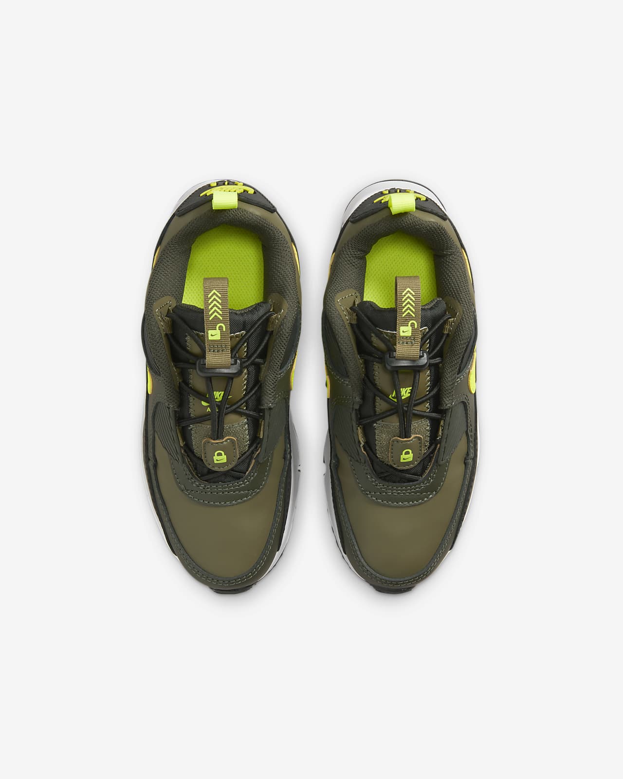 Nike Toddlers Air Max 90 Toggle 'Bright Spruce' Sneakers