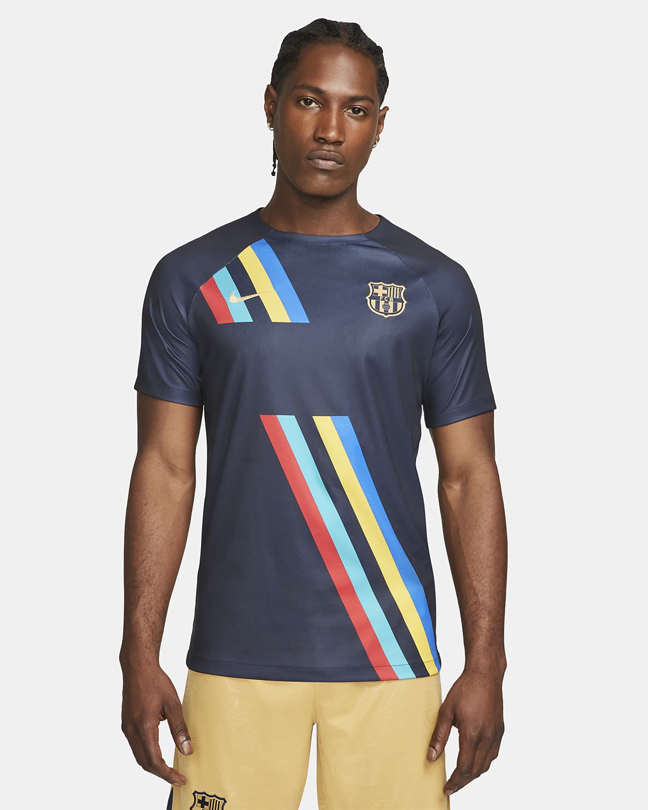 Superioridad Poner la mesa Grado Celsius Segunda equipación FC Barcelona Camiseta de fútbol para antes del partido  Nike Dri-FIT - Hombre. Nike ES