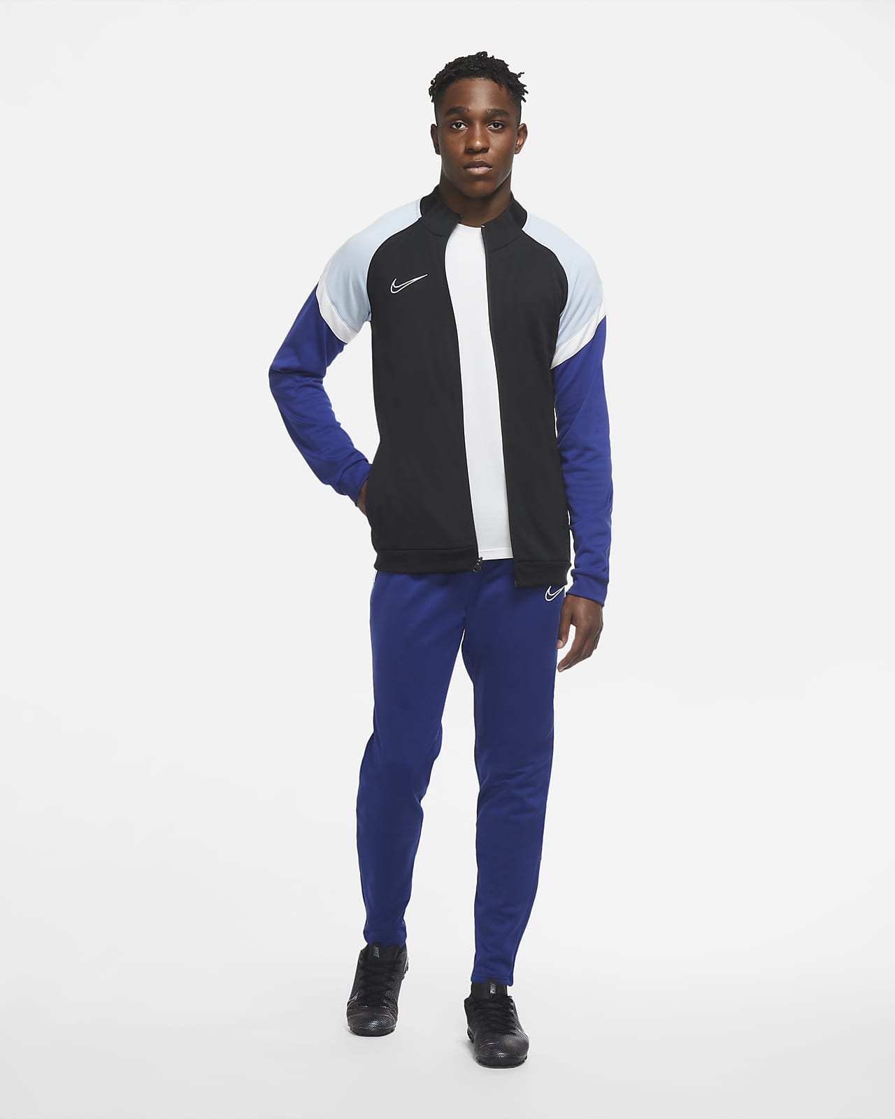 nike academy knit tracksuit erkek