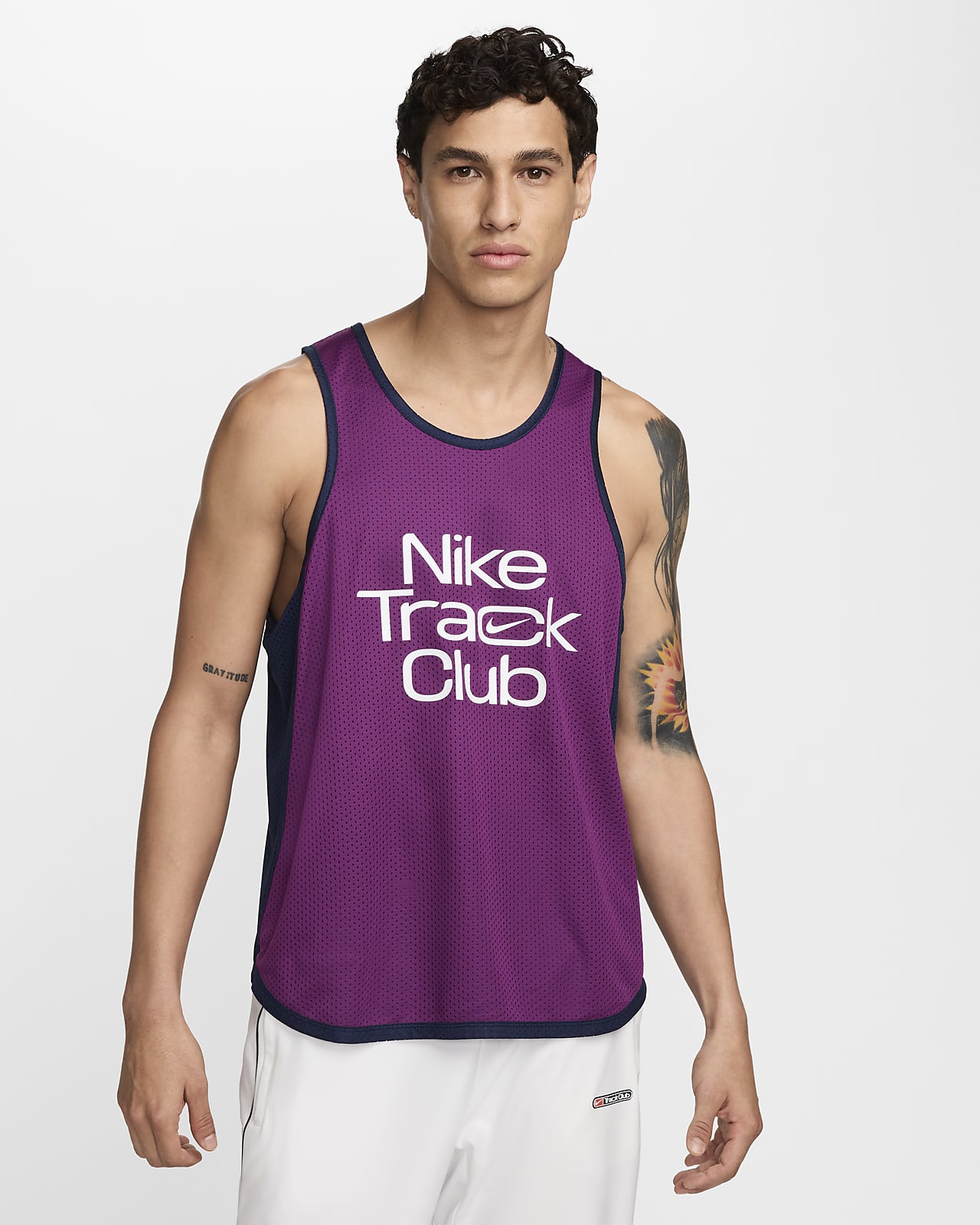 Nike Track Club Dri-FIT-løbeundertrøje til mænd