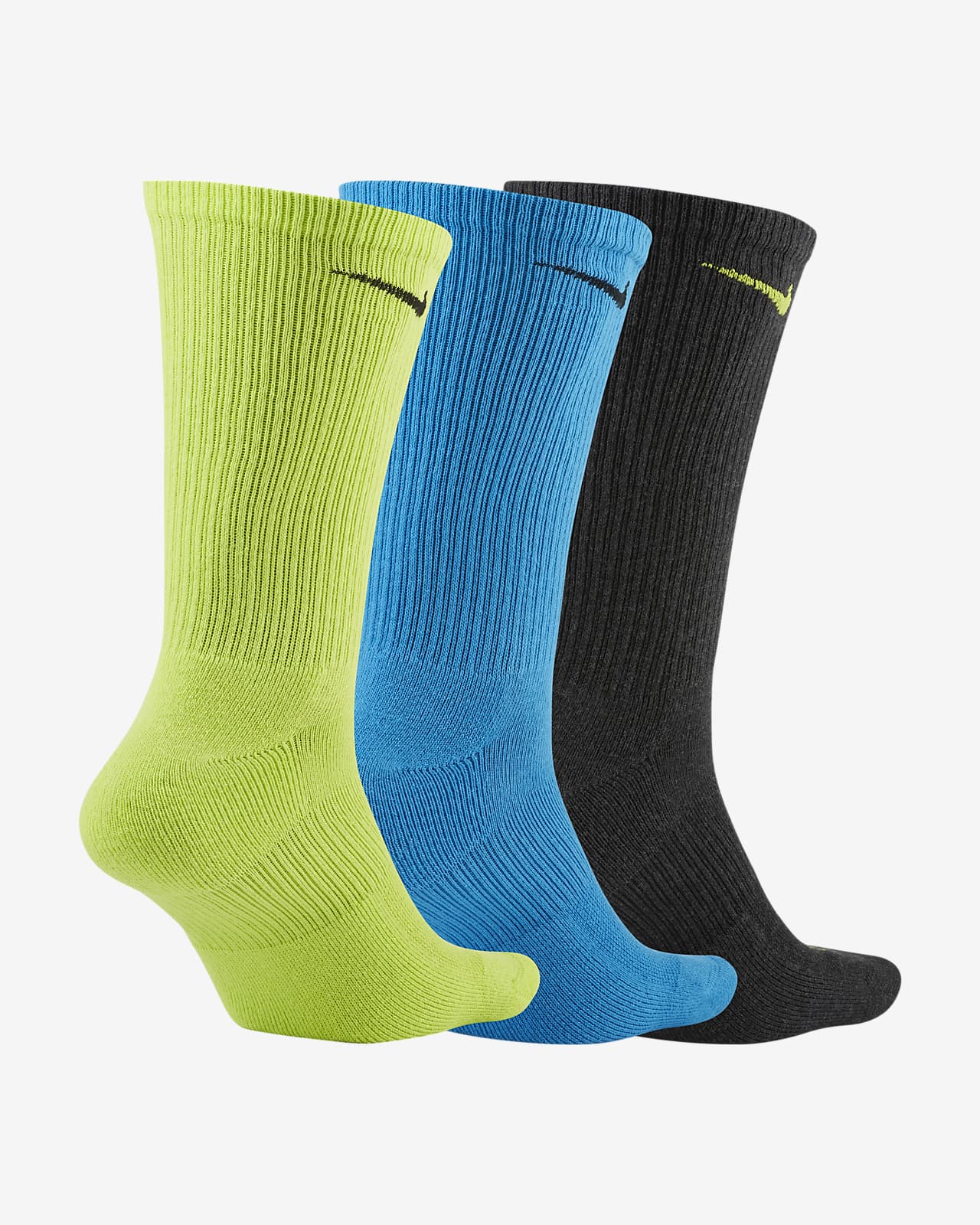 Nike Everyday Plus Cushioned Training Crew Socks (3 Pairs). Nike AU