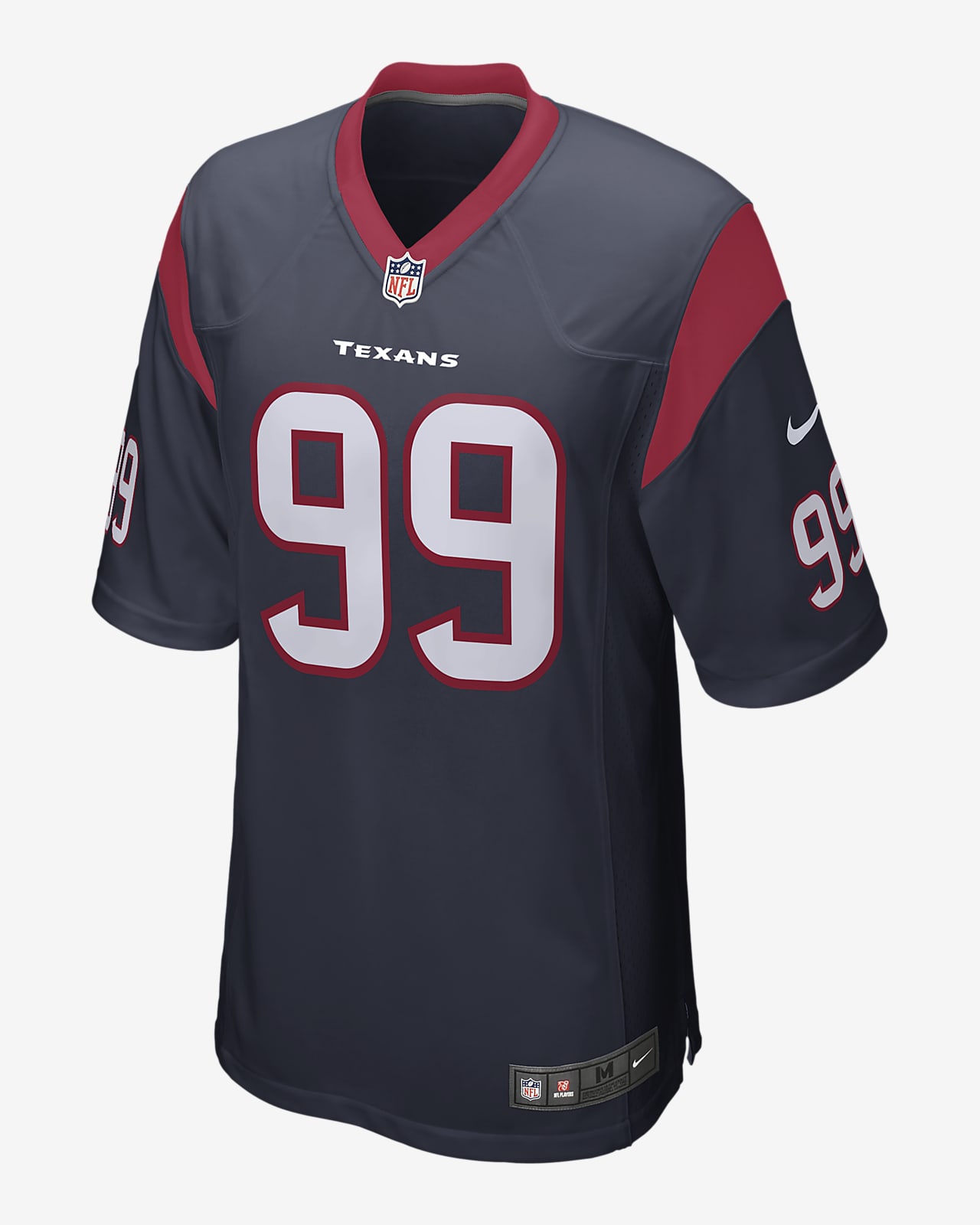 NFL Houston Texans (J.J. Watt) Men's Game Football Jersey