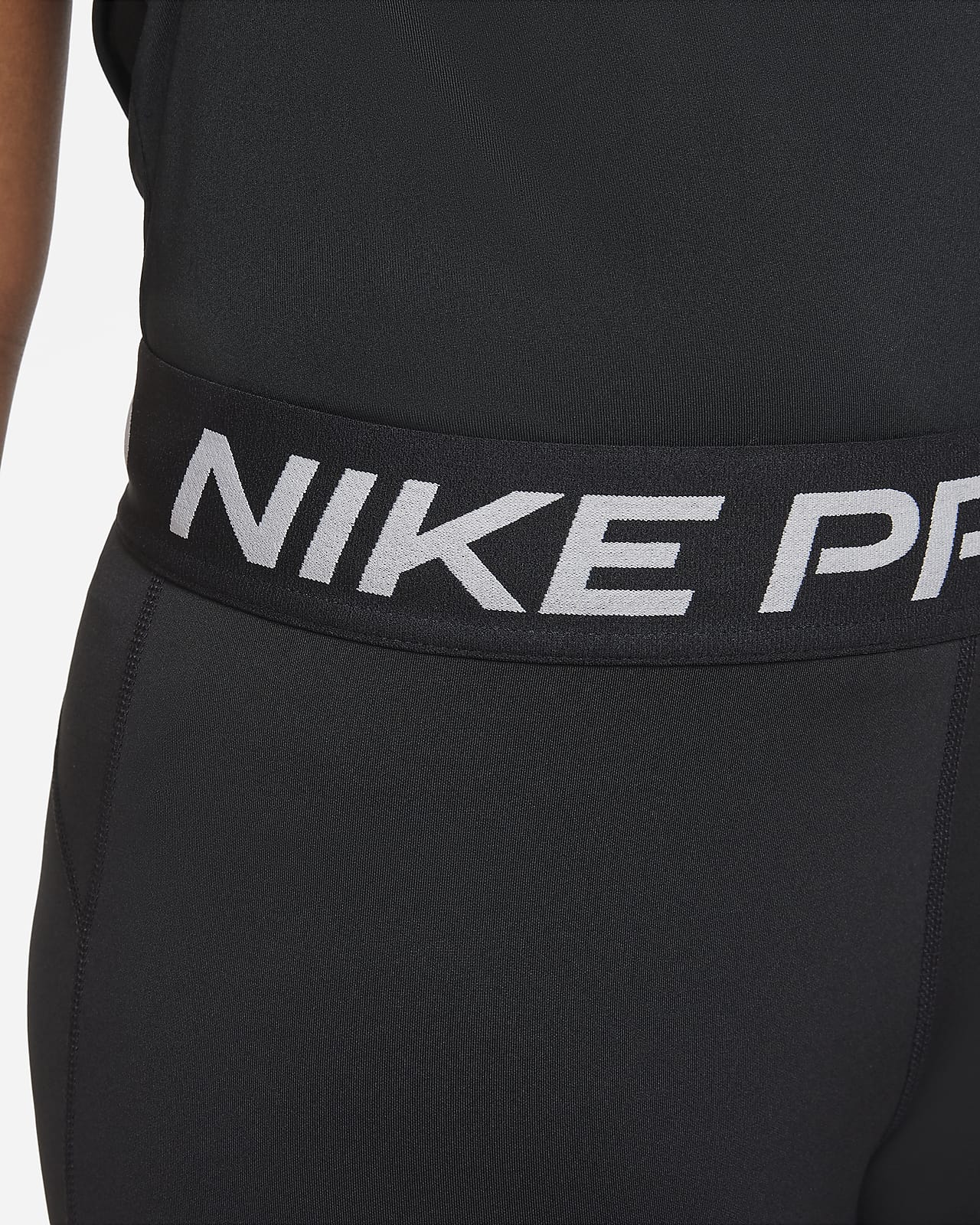 Nike Pro Dri-FIT Older Kids' (Girls') Leggings (Extended Size). Nike IE