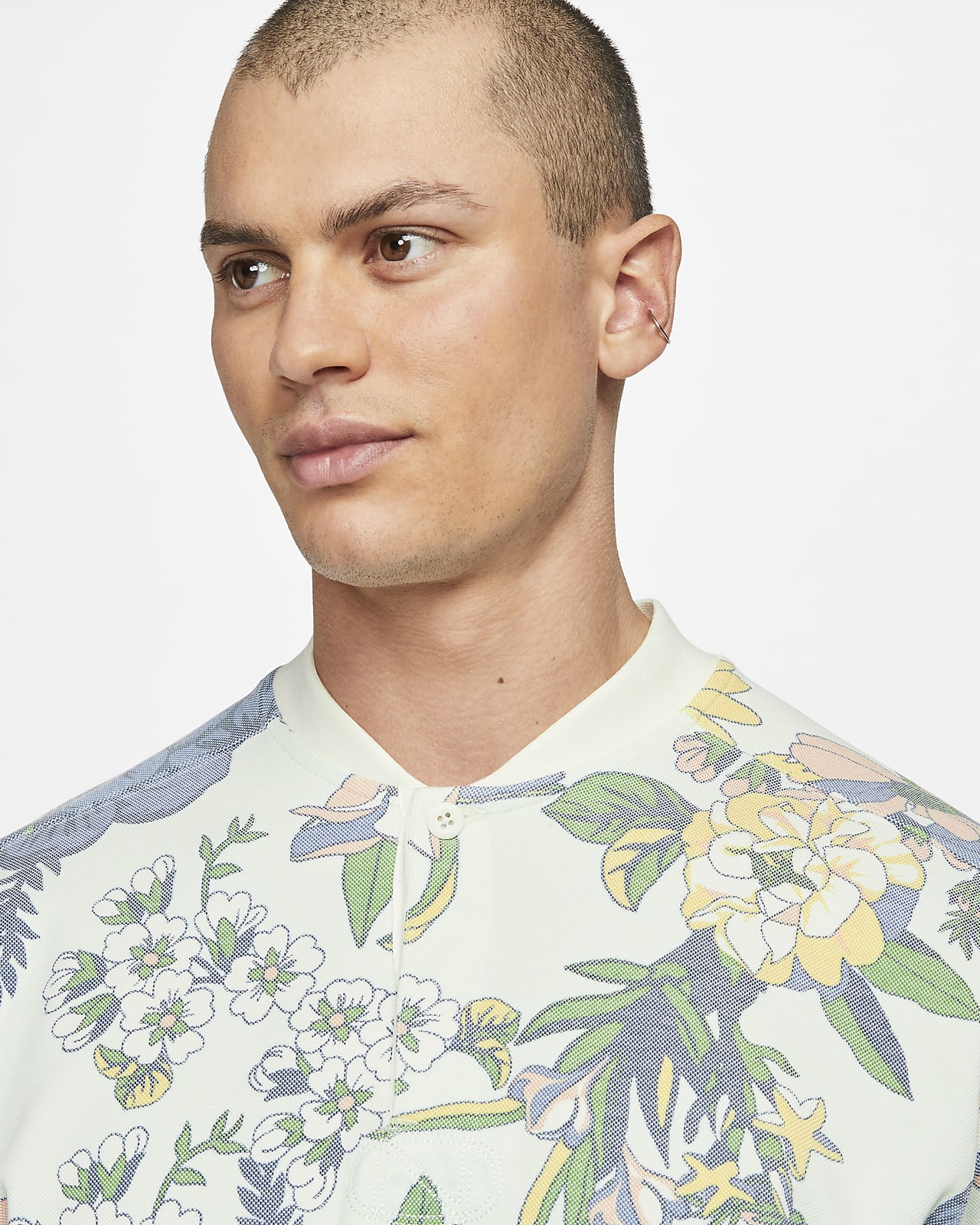 Top de golf floral de manga larga para hombre Nike Dri-FIT. Nike.com