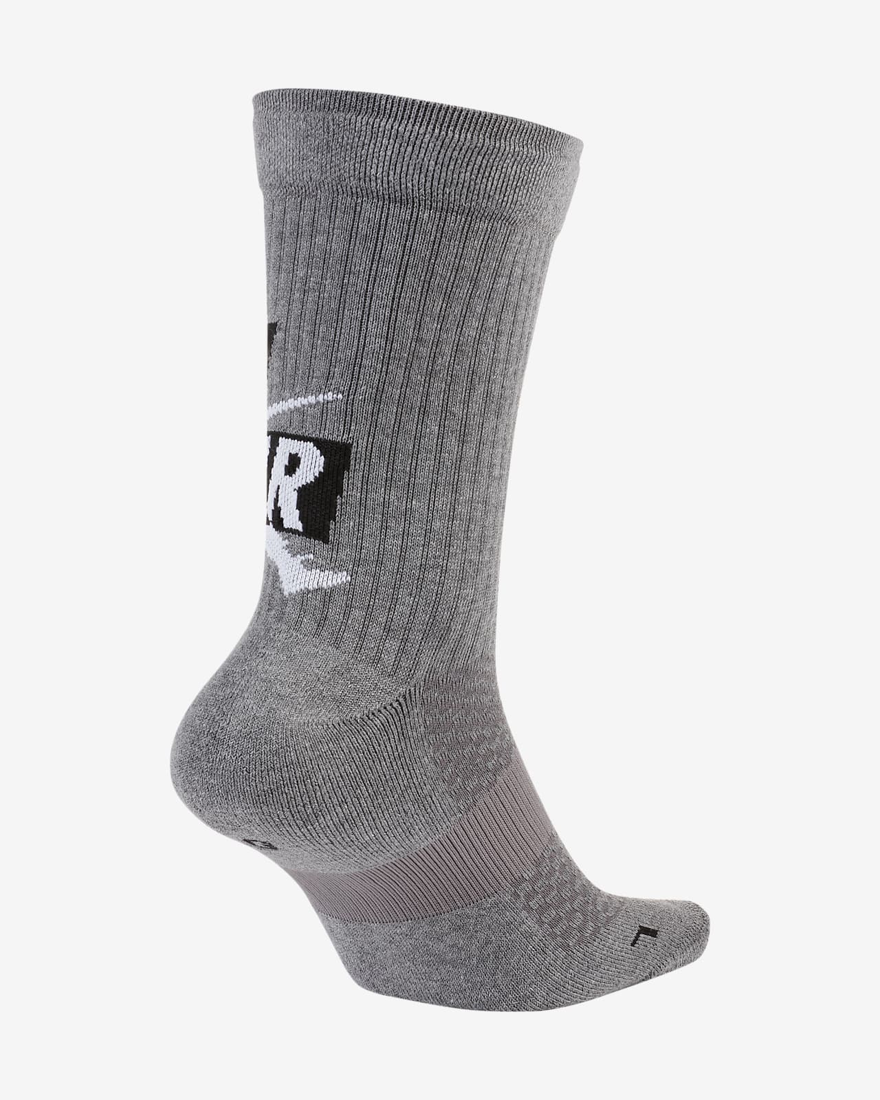 grey jordan socks