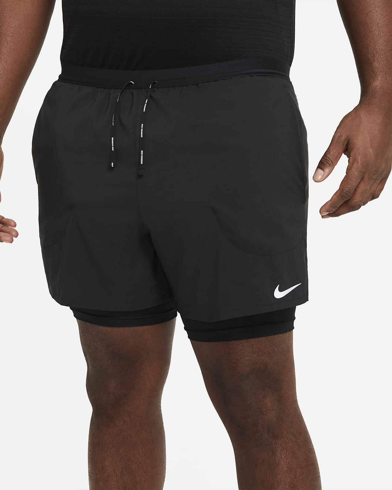 nike two in one running shorts