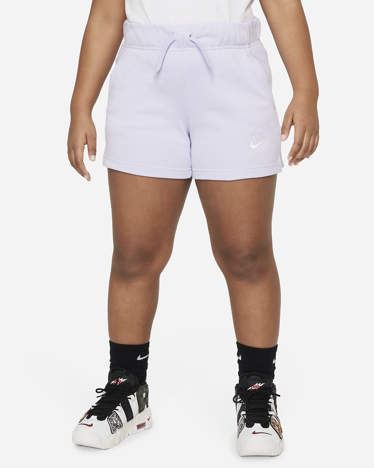 Ja invoegen Universeel Nike Sportswear Club Meisjesshorts van sweatstof (ruimere maten). Nike BE