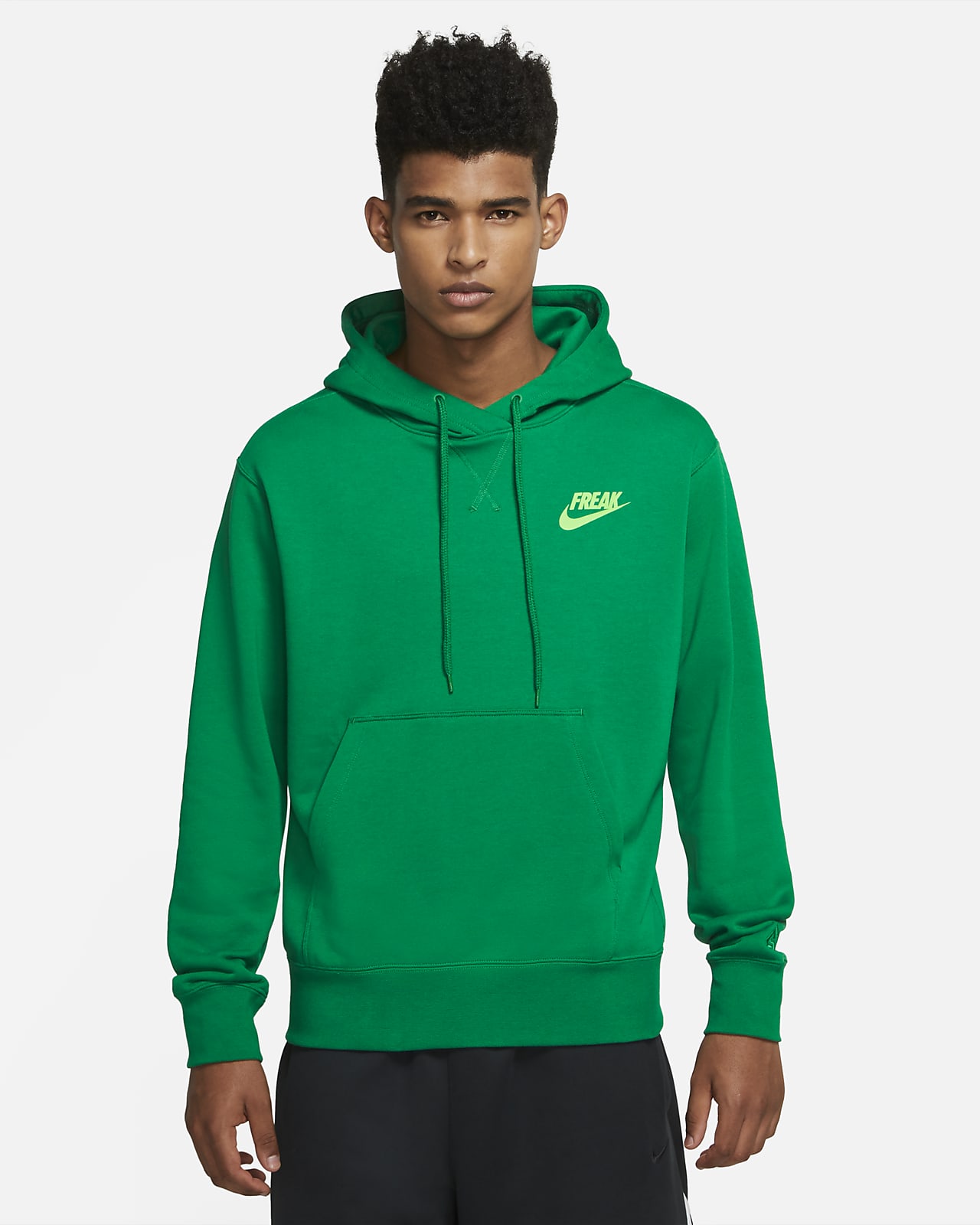 green nike sweatshirt mens