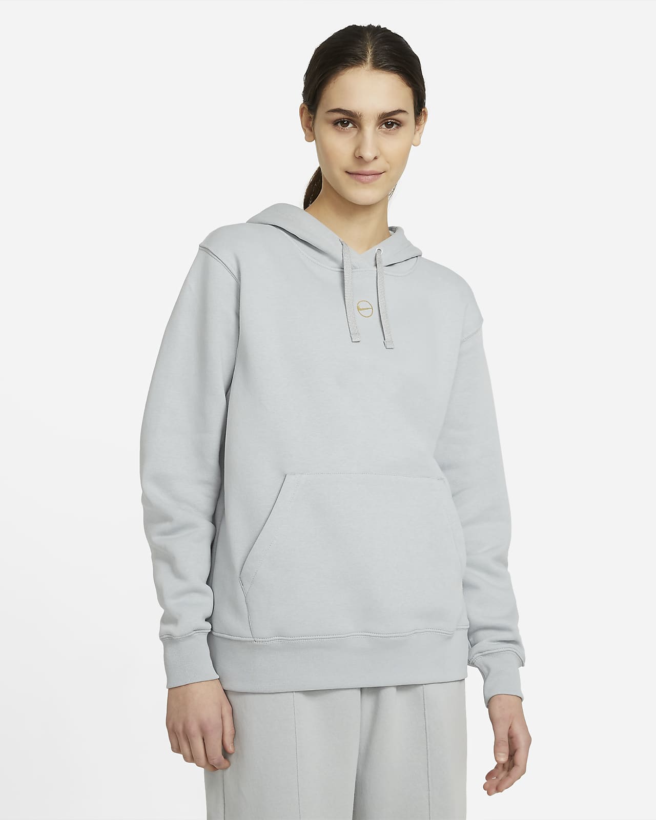 sweat à capuche en tissu fleece pour femme