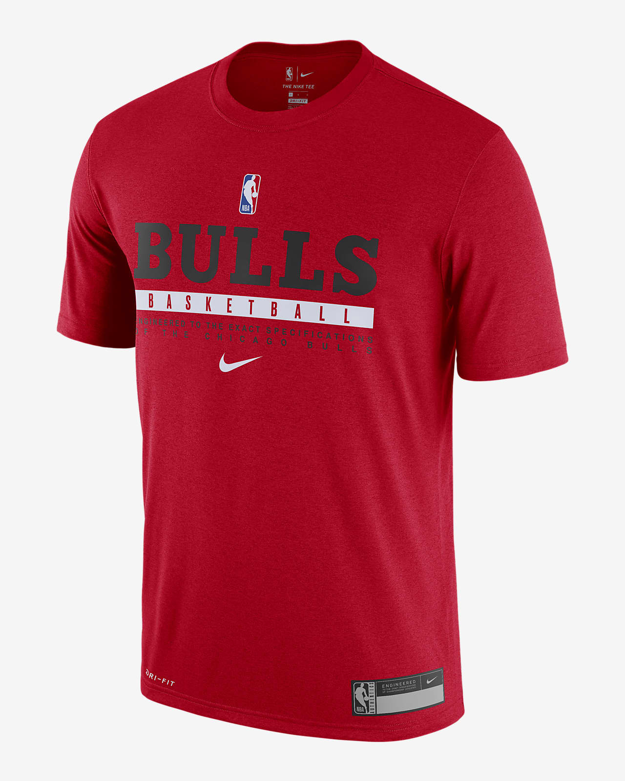 Bulls Training Men's Nike Dri-FIT NBA T 