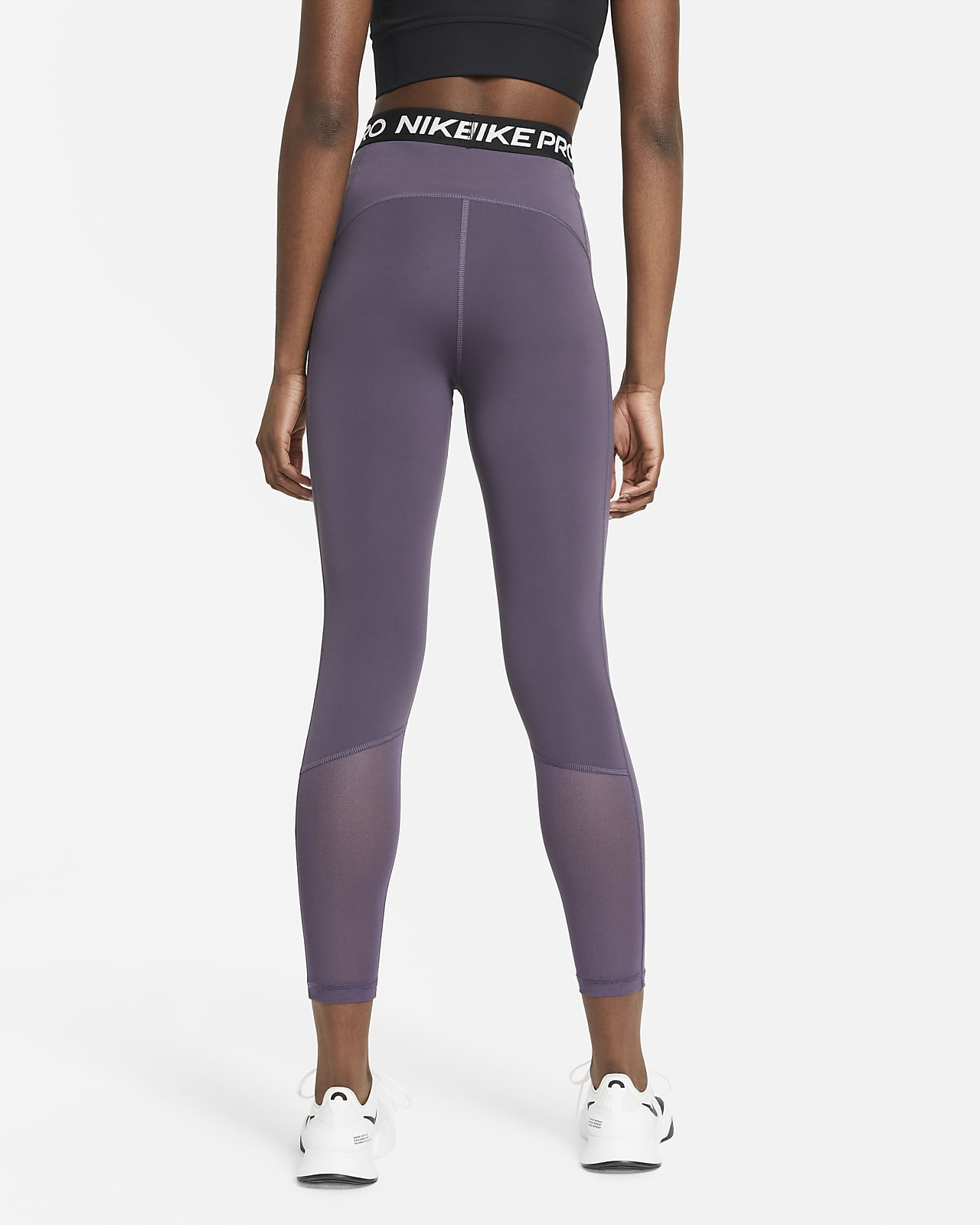 nike pro purple leggings