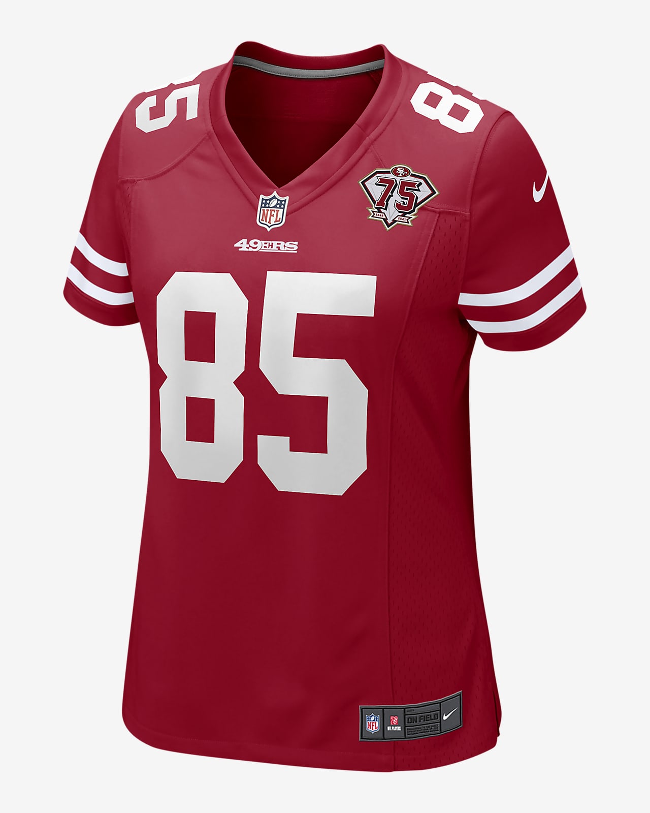 San francisco 49ers 75th anniversary jersey Clearance