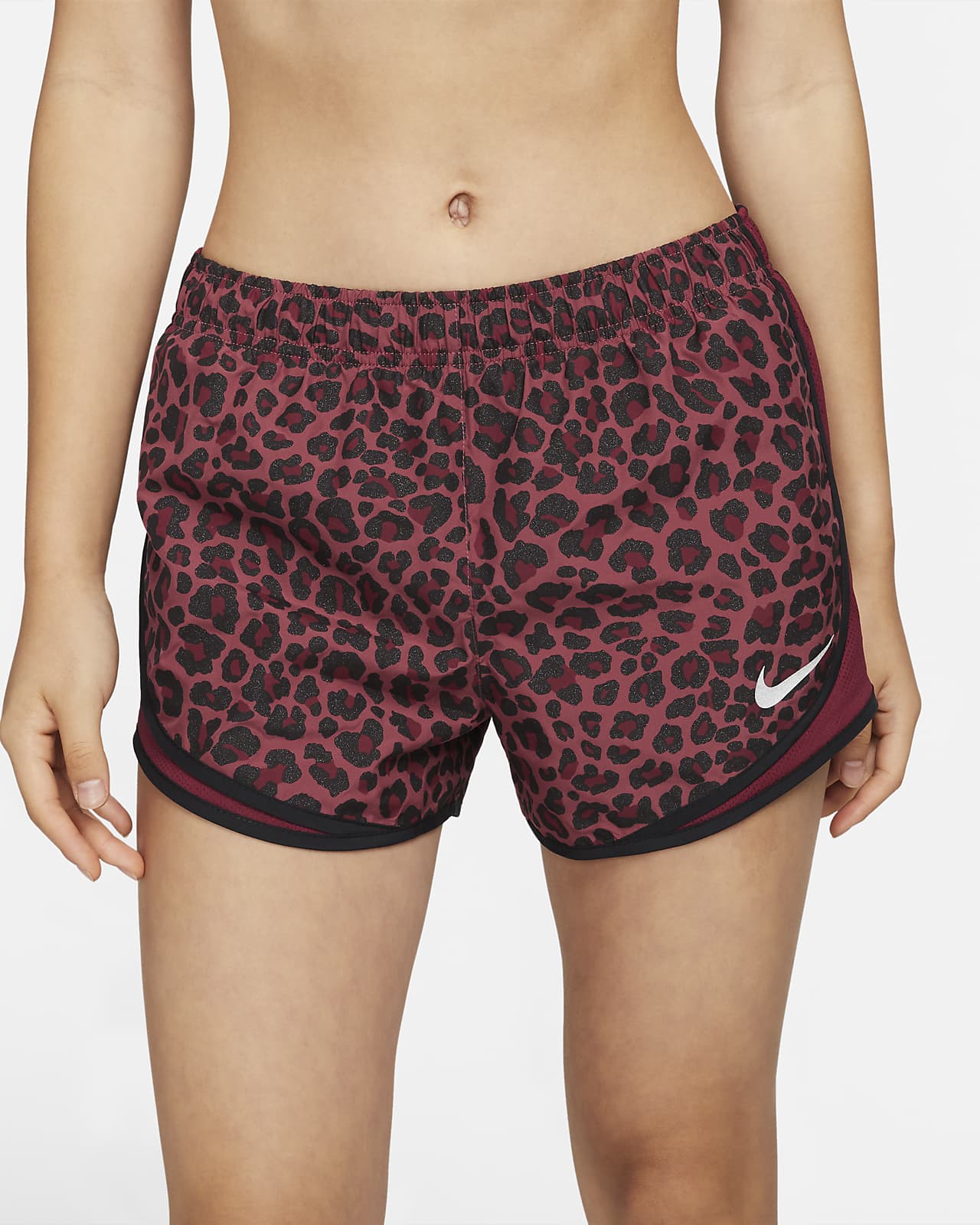Shorts de running con estampado de leopardo de 7,5 cm para mujer Nike  Dri-FIT tempo. Nike.com