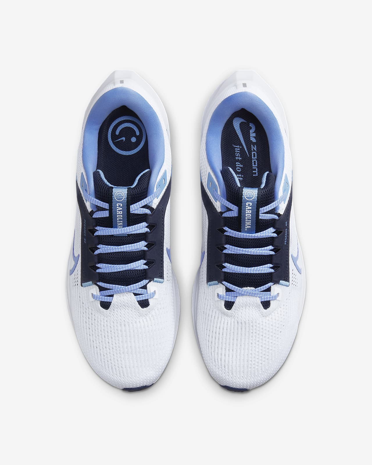 Nike Pegasus 40 (UNC) Road Shoes.
