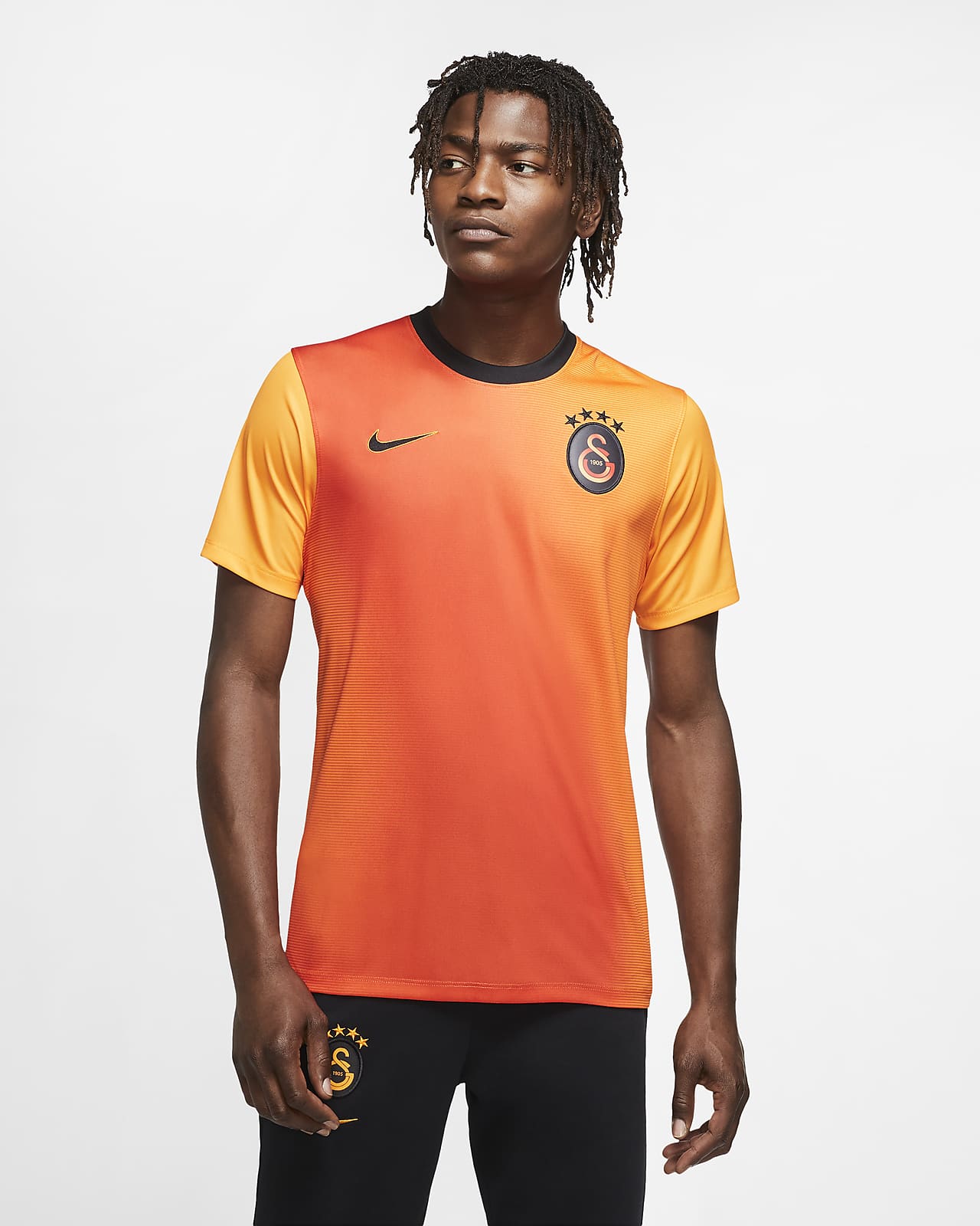 Camiseta de fútbol de manga corta de local para hombre alternativa del