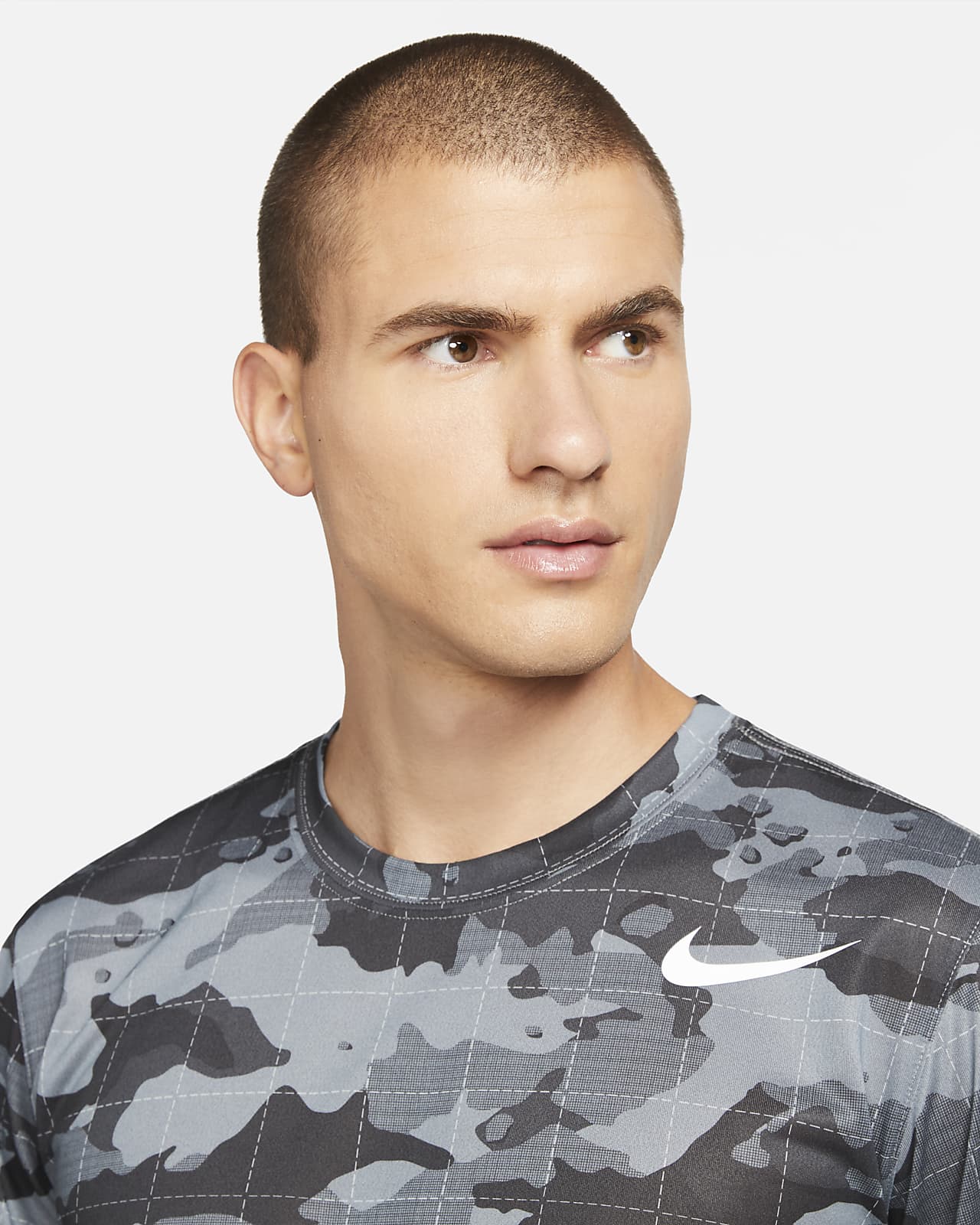 nike performance dry tee camo