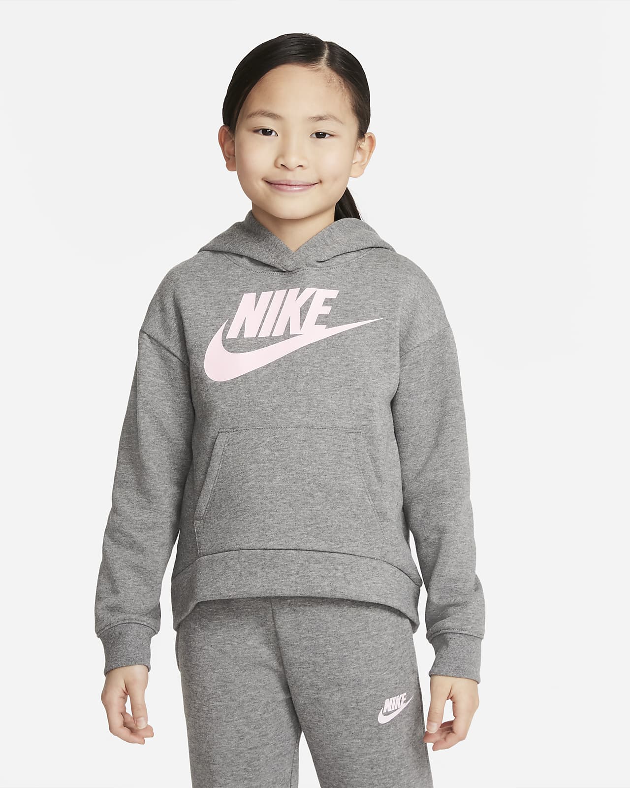 Nike公式 ナイキ スポーツウェア クラブ フリース リトルキッズ プルオーバー パーカー オンラインストア 通販サイト