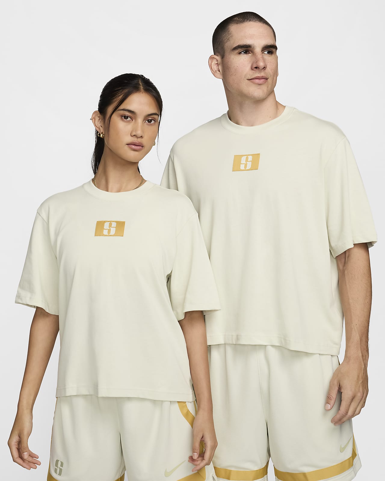 Γυναικείο T-Shirt για μπάσκετ με τετράγωνη γραμμή Sabrina