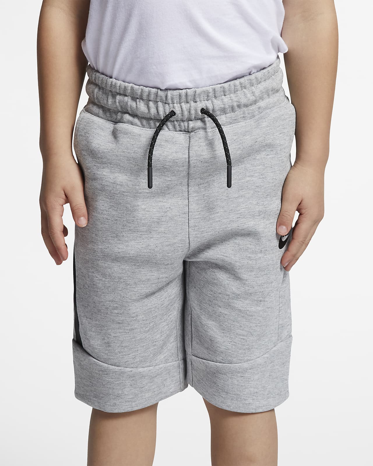 boys nike tech fleece shorts