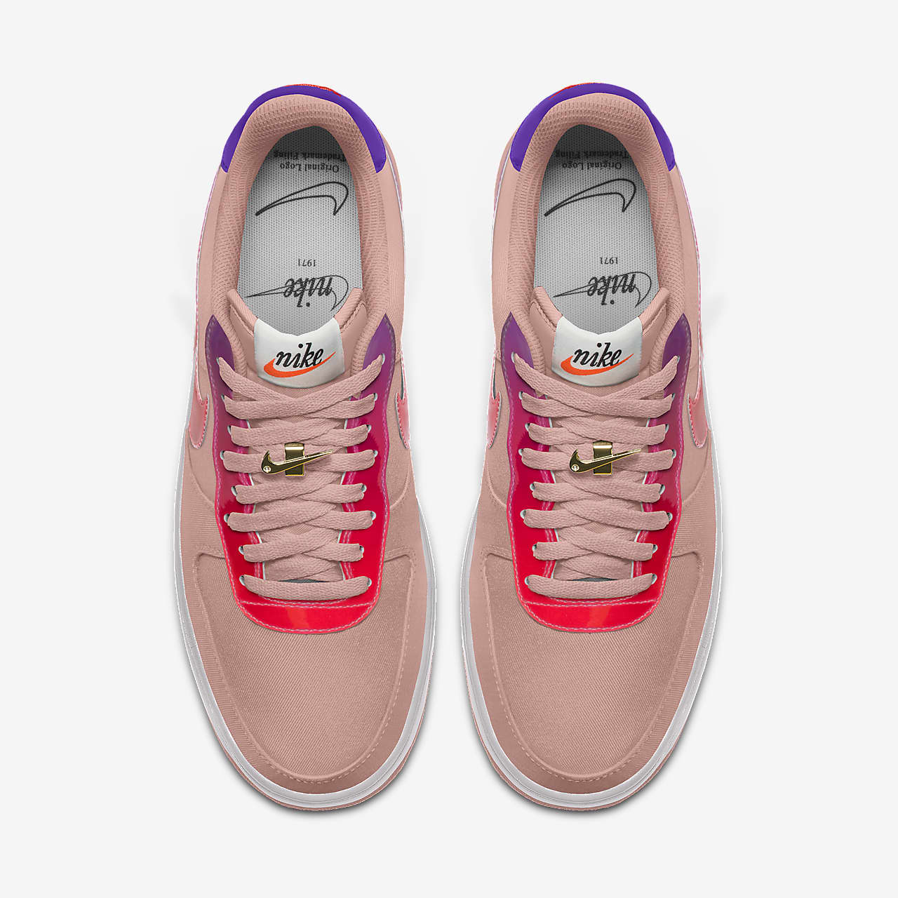 Chaussure personnalisable Nike Air Force 1 Low Unlocked pour Femme Chaussure personnalisable Nike Air Force 1 Low Unlocked pour Femme