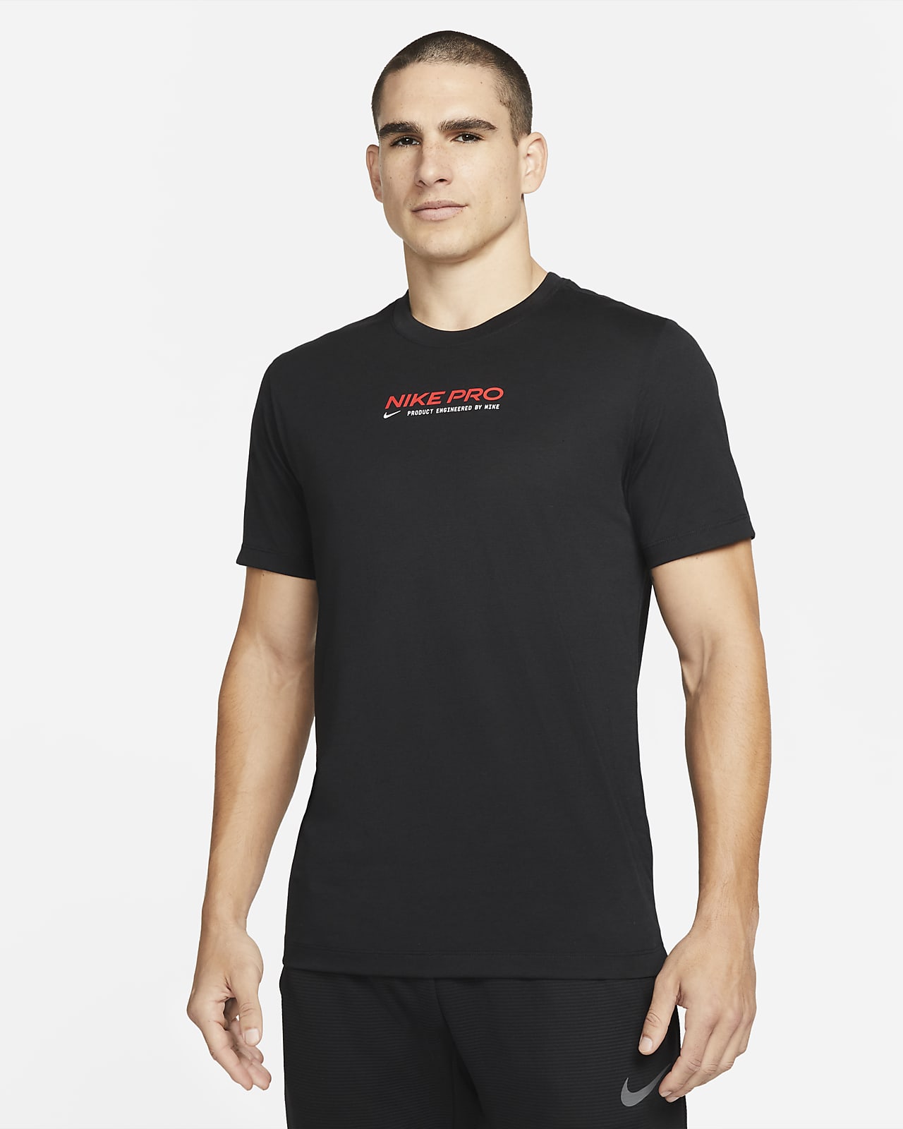 Nike Training Dri-FIT Logo t-shirt in gray