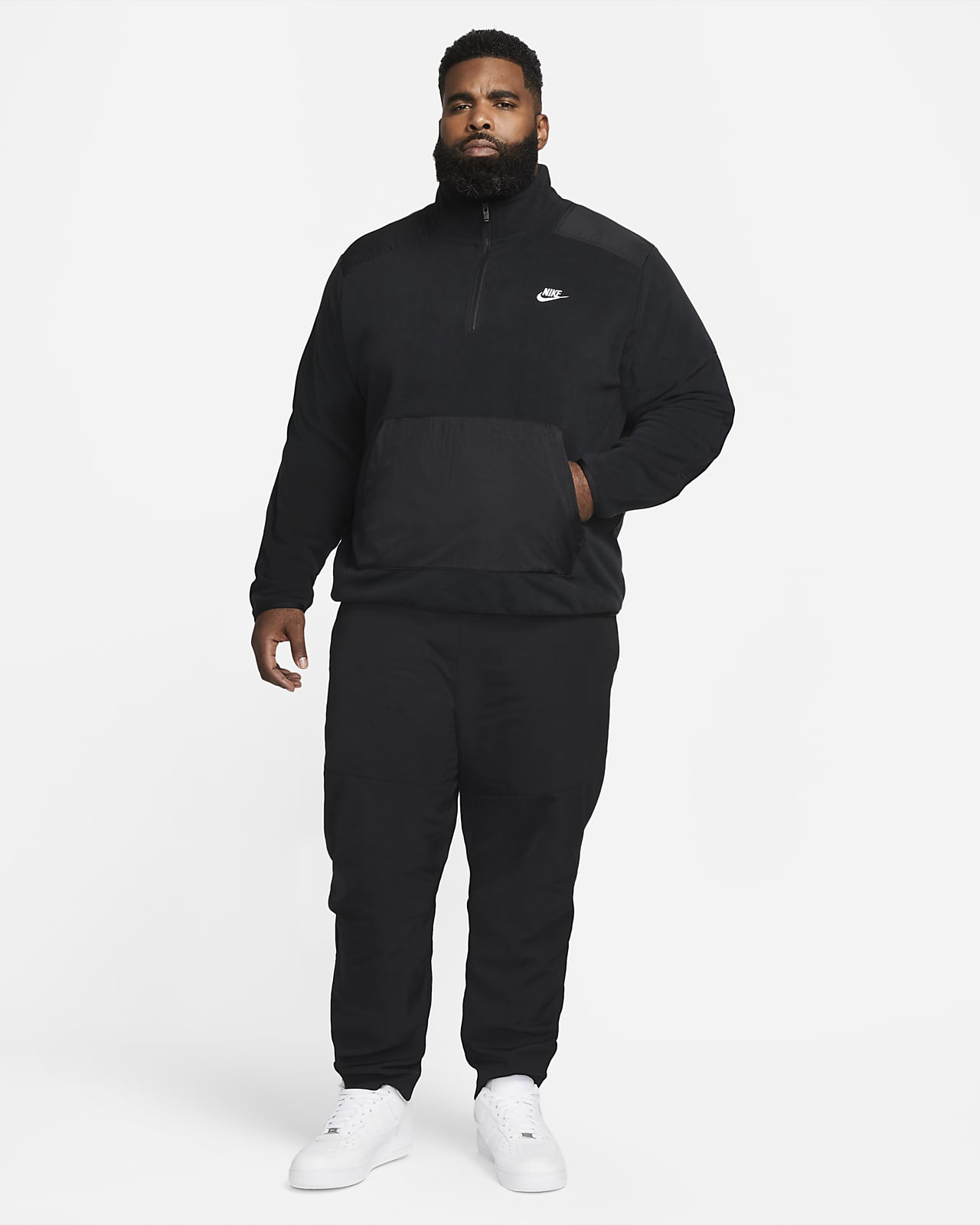 Nike Sportswear Style Essentials+ Men's Fleece 1/2-Zip Top. Nike NO