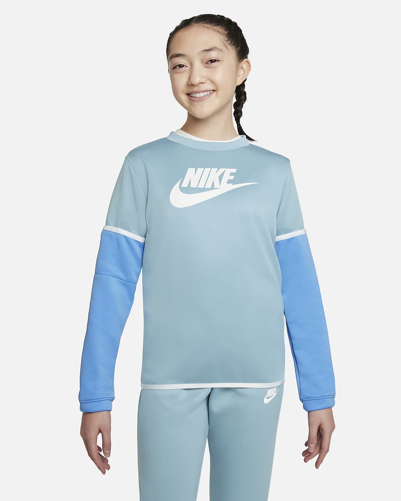 Nike Sportswear Older Kids' Poly Tracksuit. Nike IE