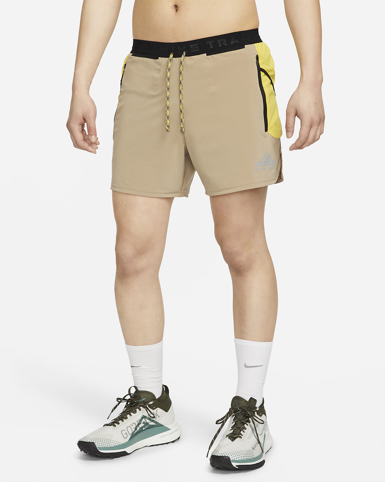 ganado Increíble sala Shorts de running con forro de ropa interior Dri-FIT de 12.5 cm para hombre  Nike Trail Second Sunrise. Nike.com