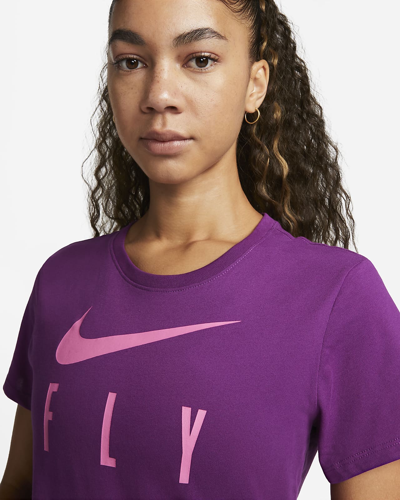 Nike Dri-FIT Swoosh Fly Women's Short-Sleeve T-Shirt. Nike SG