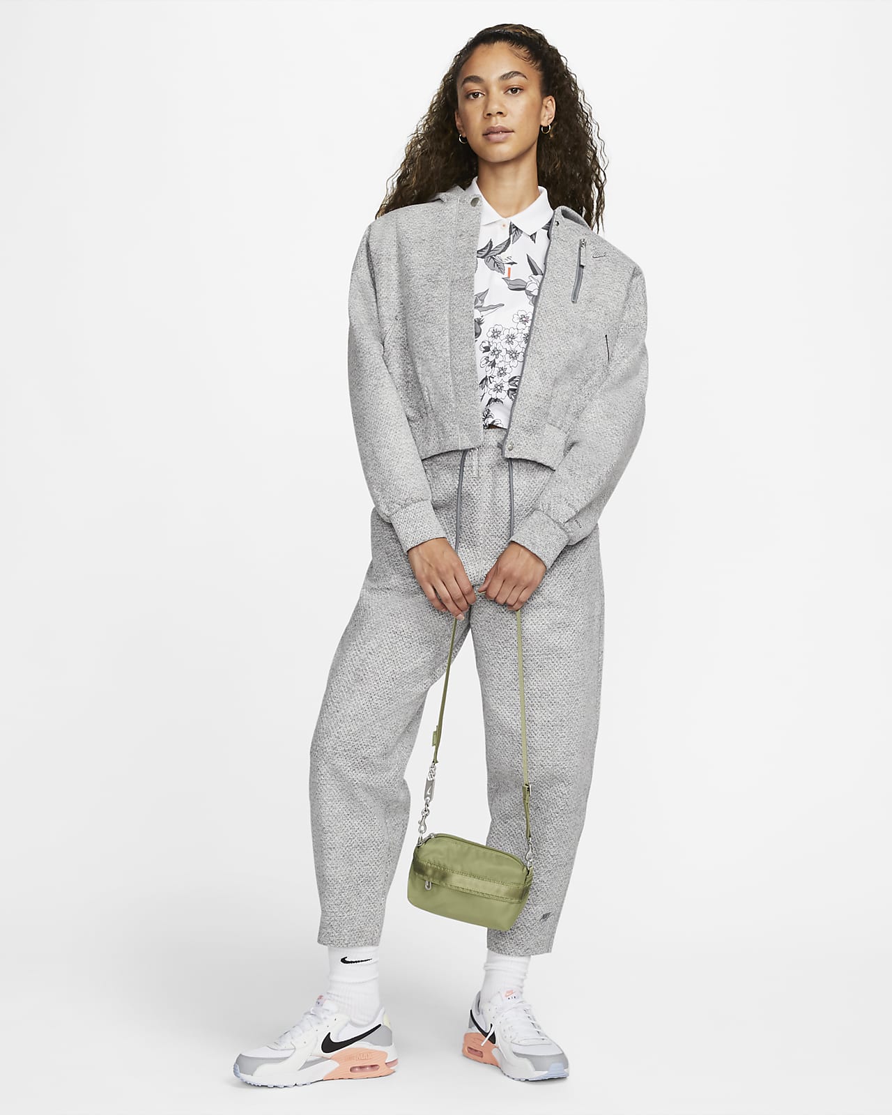 Nike Women's Sportswear Futura Luxe Crossbody Bag (1l) In Brown | ModeSens