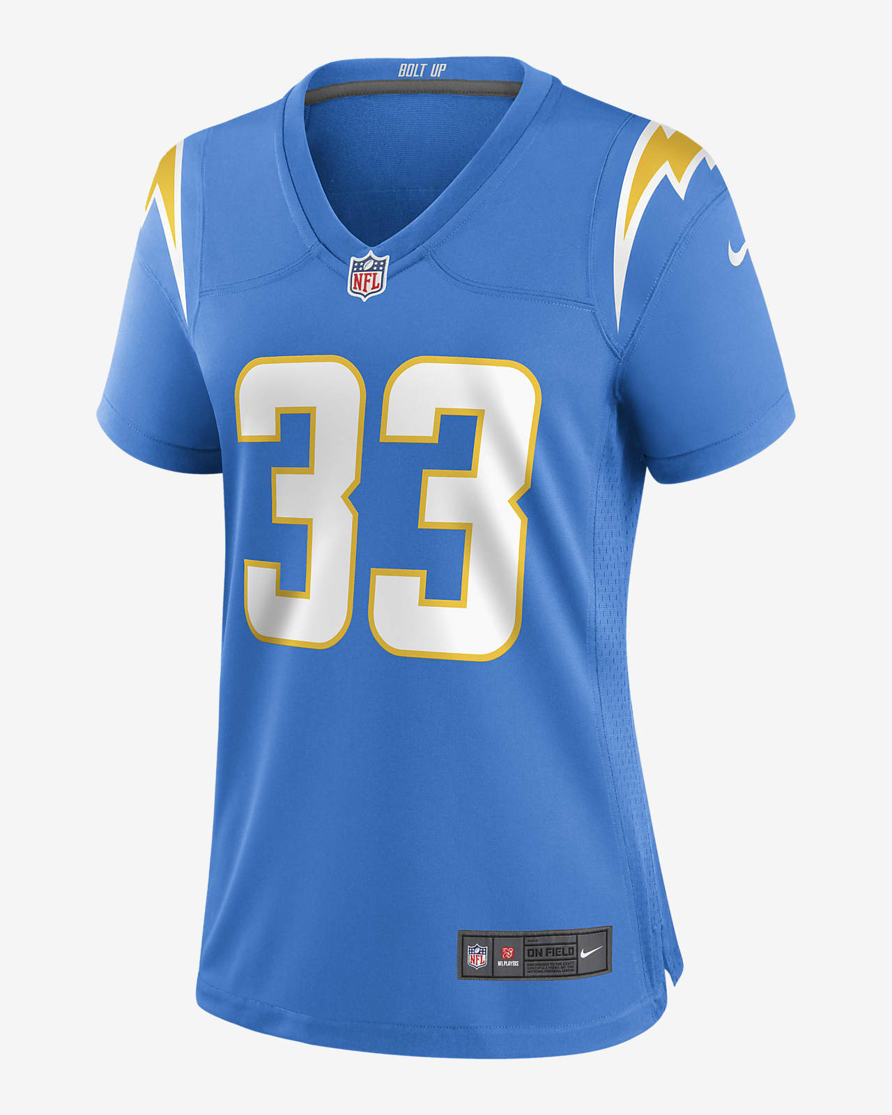 NFL Los Angeles Chargers (Derwin James) Women's Game Football Jersey