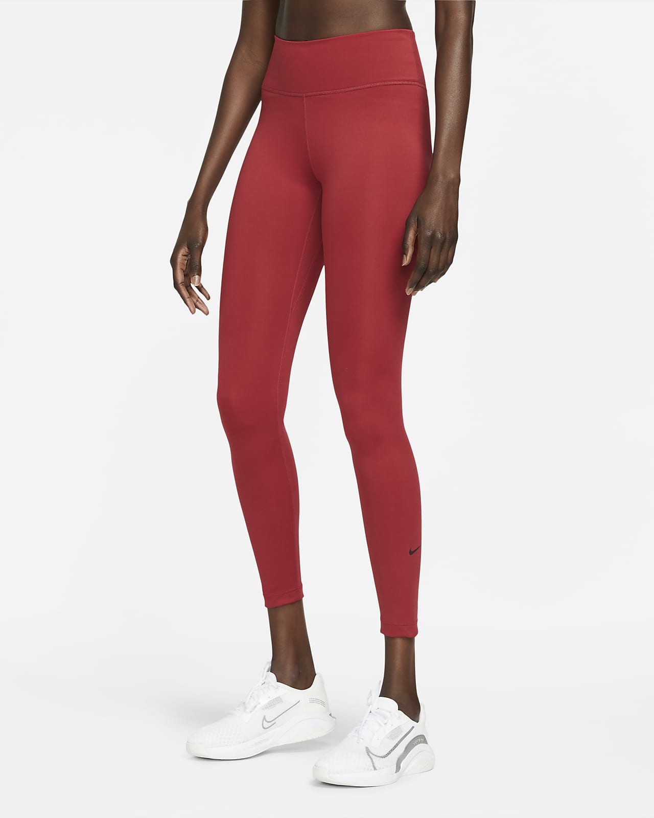 Nike Dri-FIT One Leggings mit mittelhohem Bund für Damen