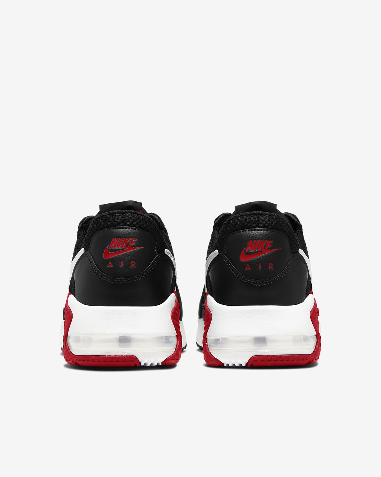 nike air max excee white university red black