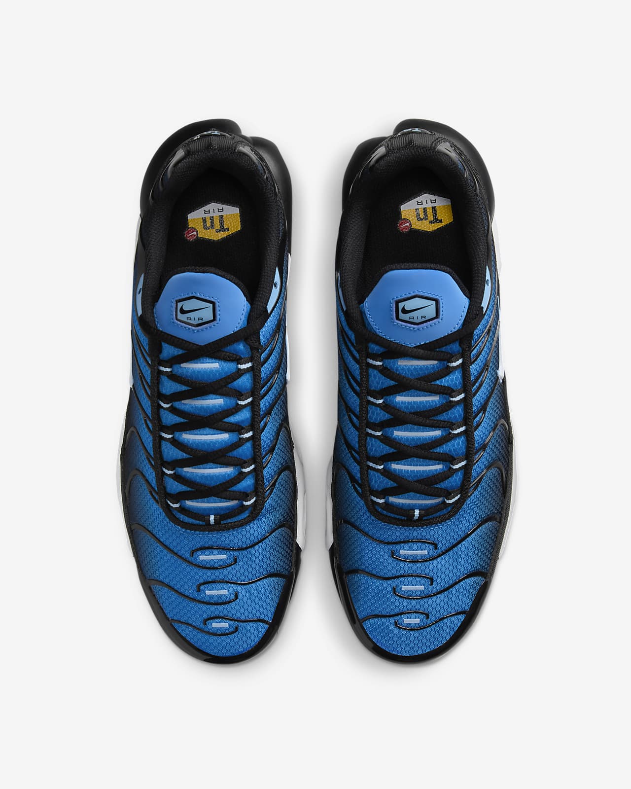 Original Nike Air Max Plus Tuned 1 TN White Black Blue Trainers Shoes  CT1097 002