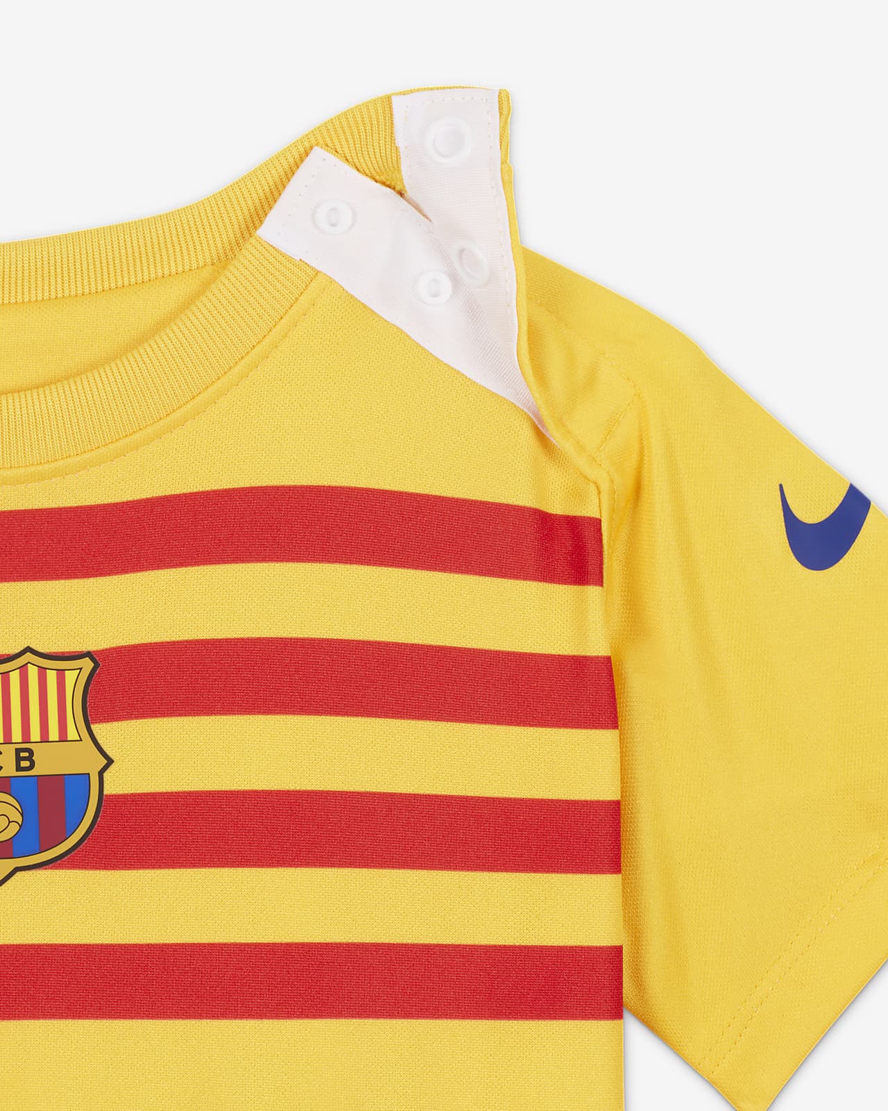 FC Barcelona 2023 24 Vierde Nike Dri FIT driedelig voetbaltenue voor baby s peuters