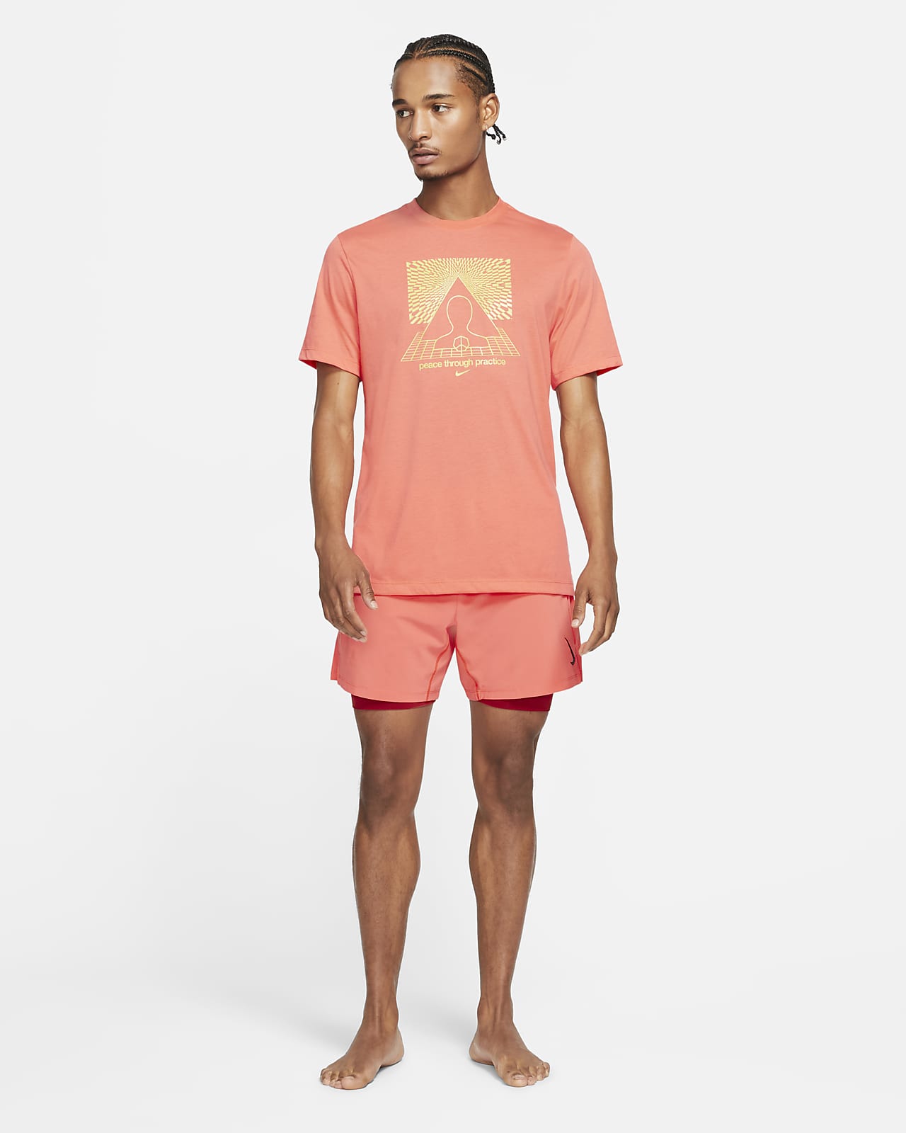 Nike Yoga Dri-FIT T-shirt met grafische 