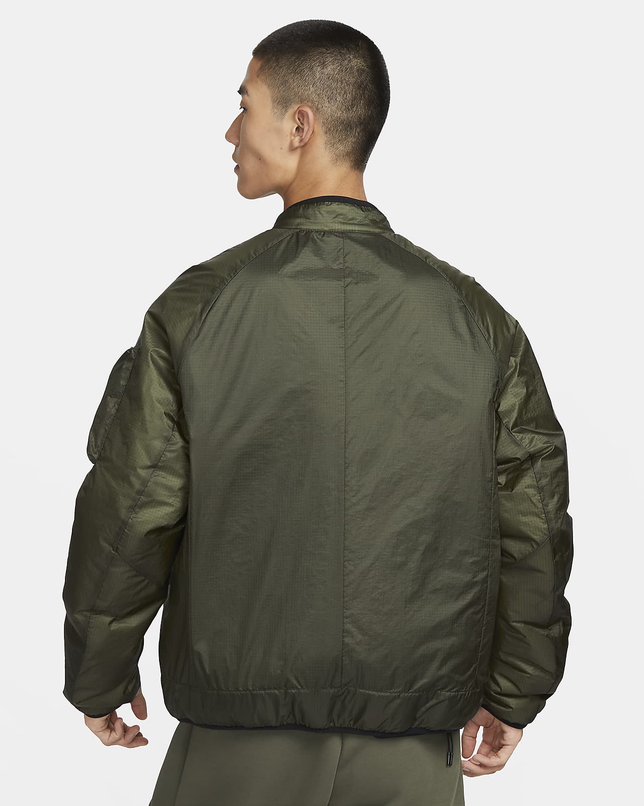 Nike jacket best sale olive green